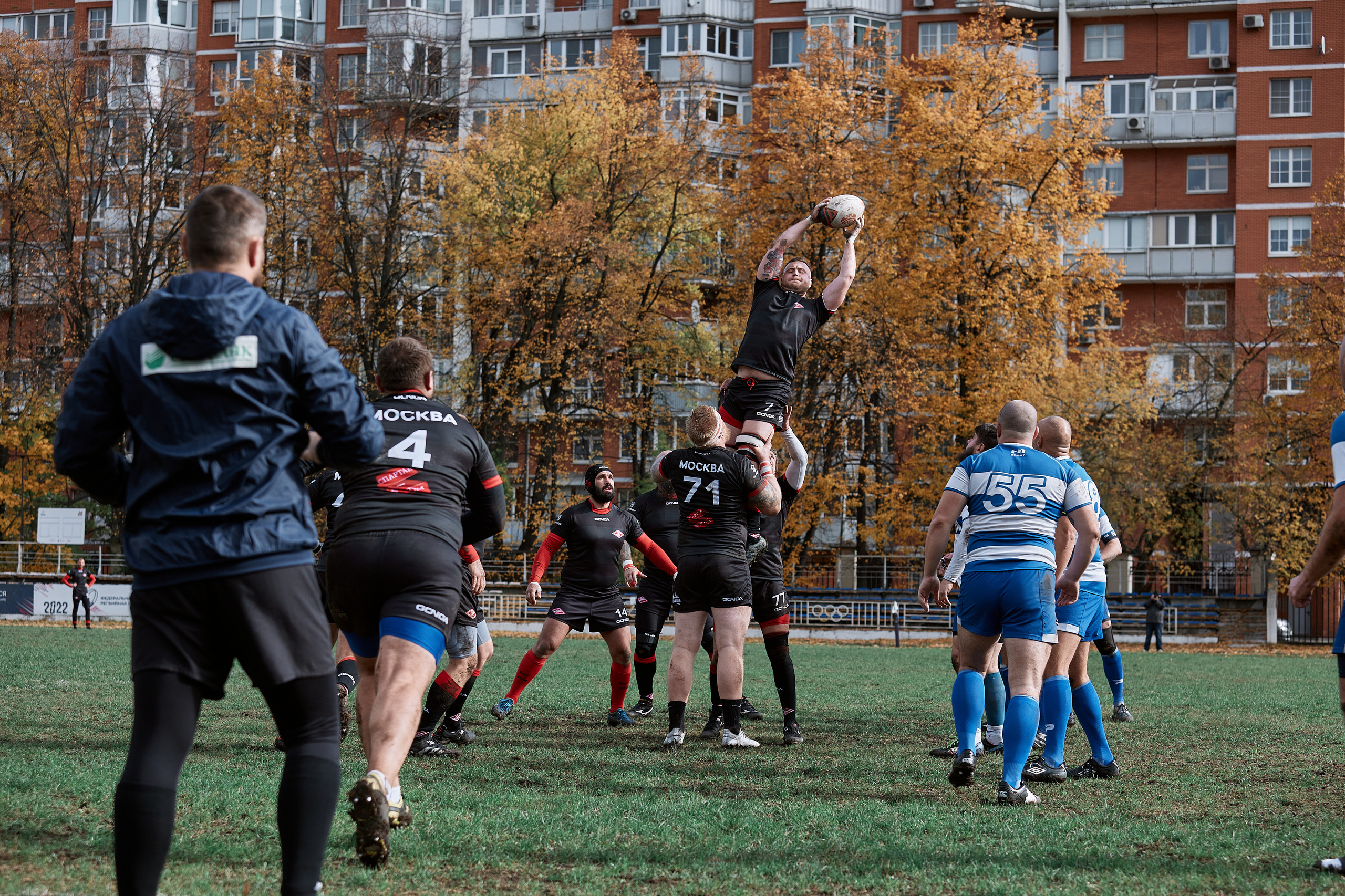 Матч по регби Динамо-Спартак. Репортажный и семейный фотограф Ухова Наталья в Москве