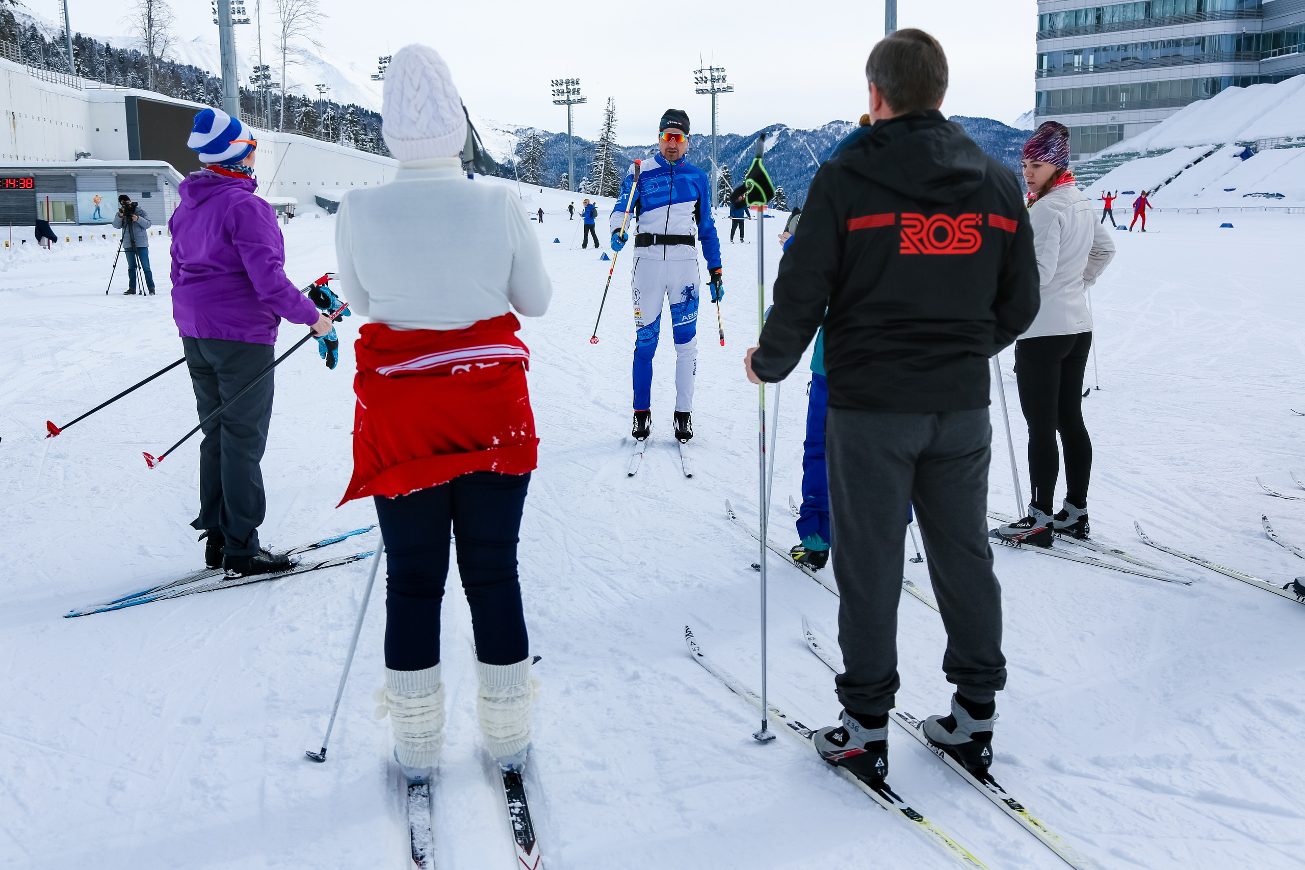 Мастер-класс по лыжам с Алексеем Барышниковым. Репортажный и семейный фотограф Ухова Наталья в Москве
