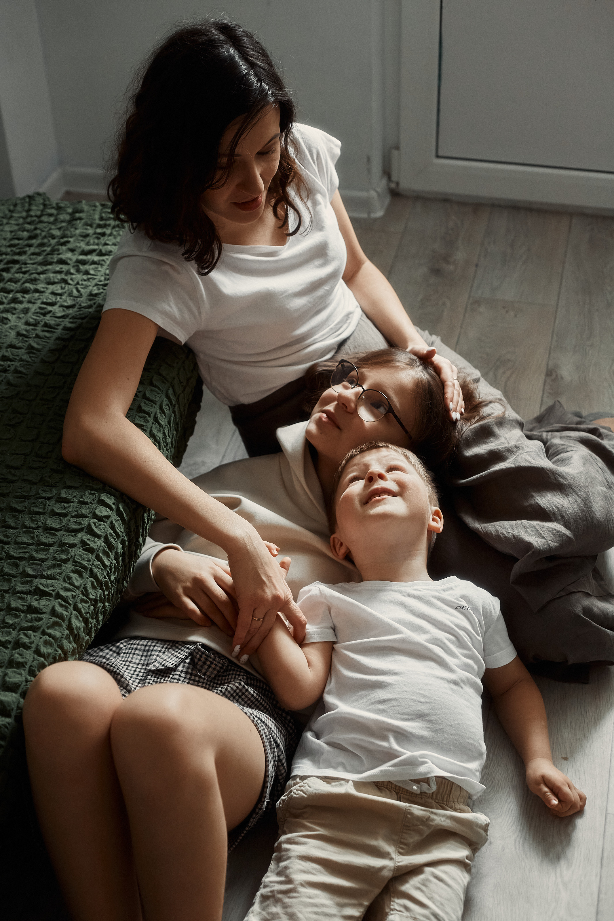 Татьяна и дети. Репортажный и семейный фотограф Ухова Наталья в Москве