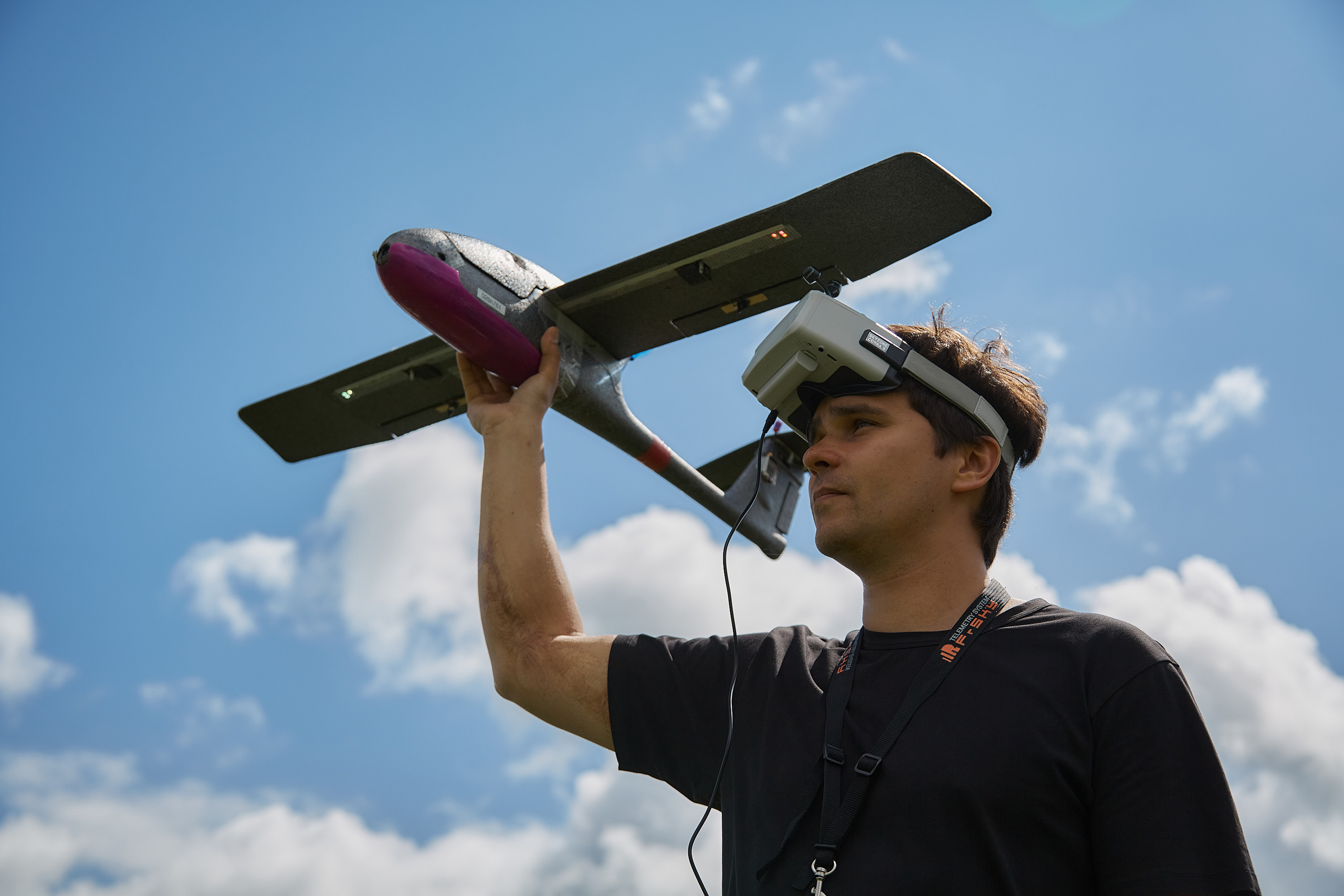 Запуск БПЛА