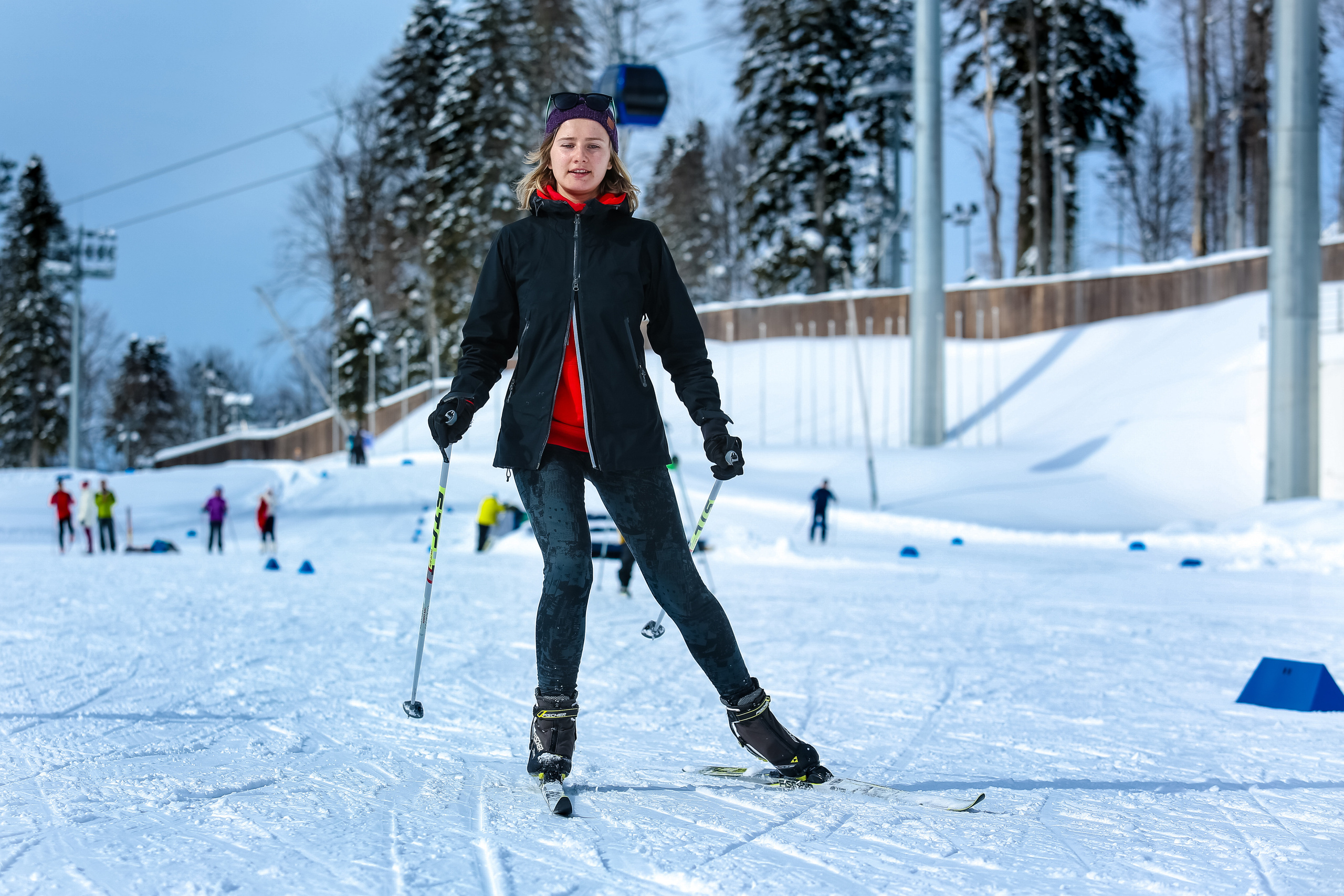 Мастер-класс по лыжам с Алексеем Барышниковым. Репортажный и семейный фотограф Ухова Наталья в Москве