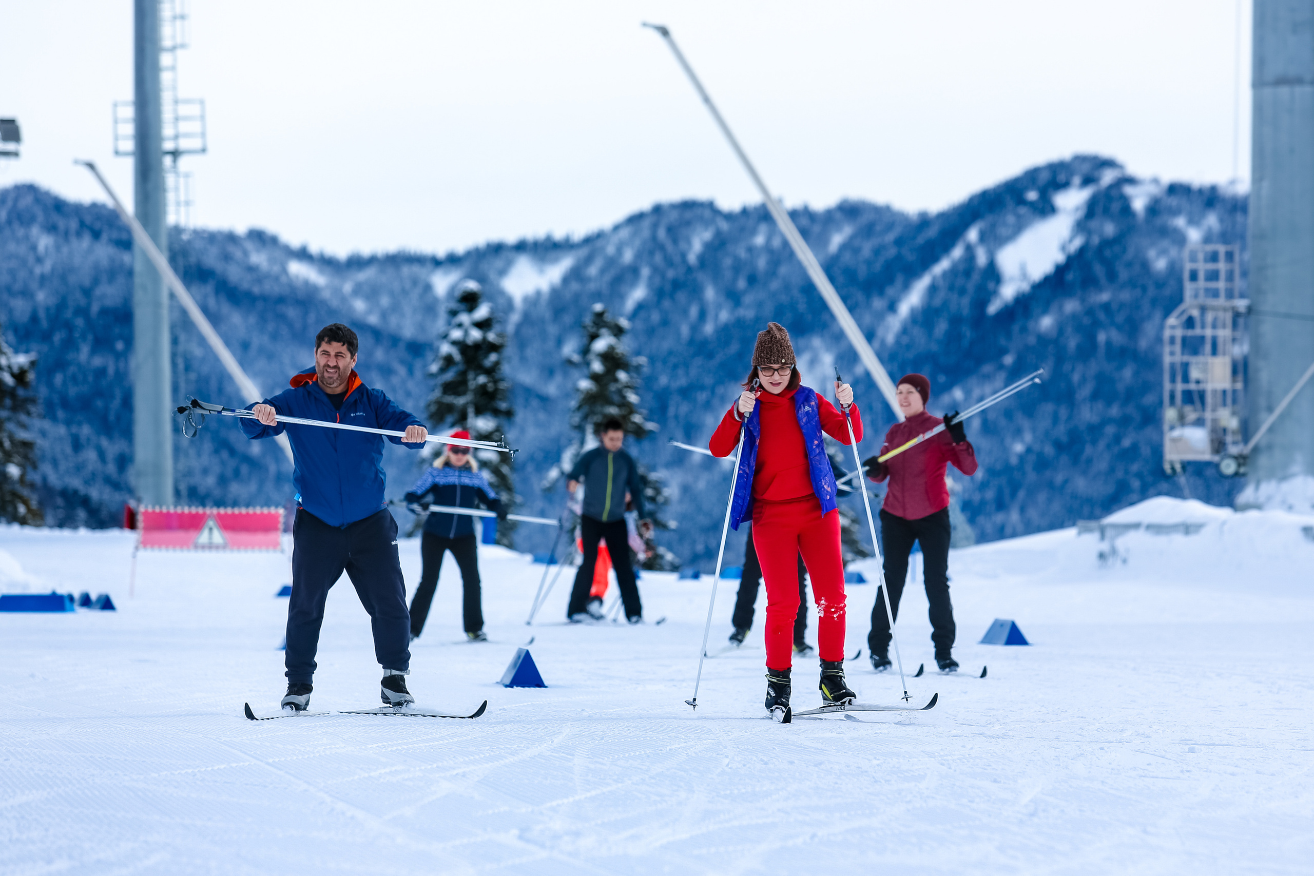 Мастер-класс по лыжам с Алексеем Барышниковым. Репортажный и семейный фотограф Ухова Наталья в Москве
