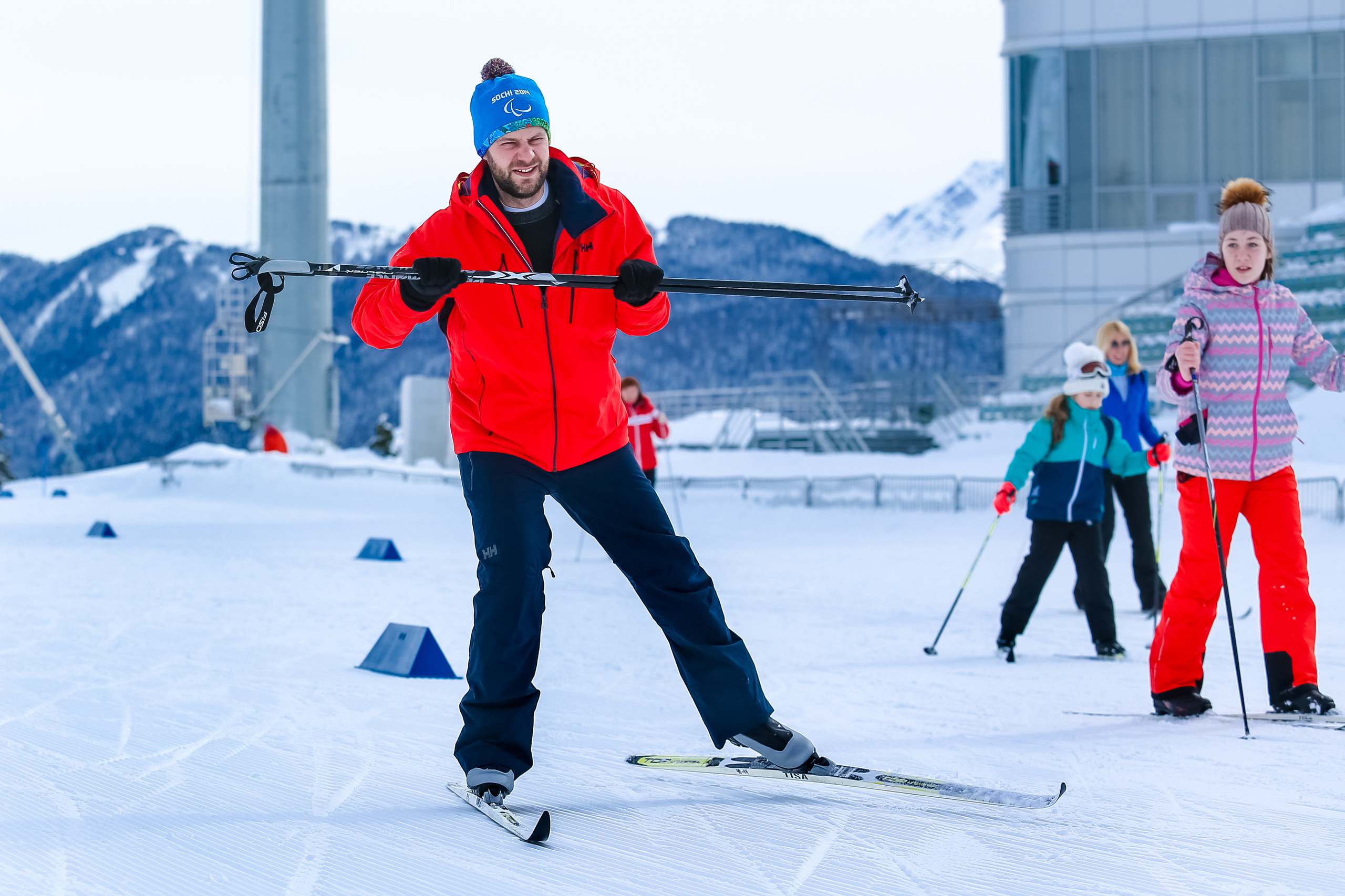 Мастер-класс по лыжам с Алексеем Барышниковым. Репортажный и семейный фотограф Ухова Наталья в Москве