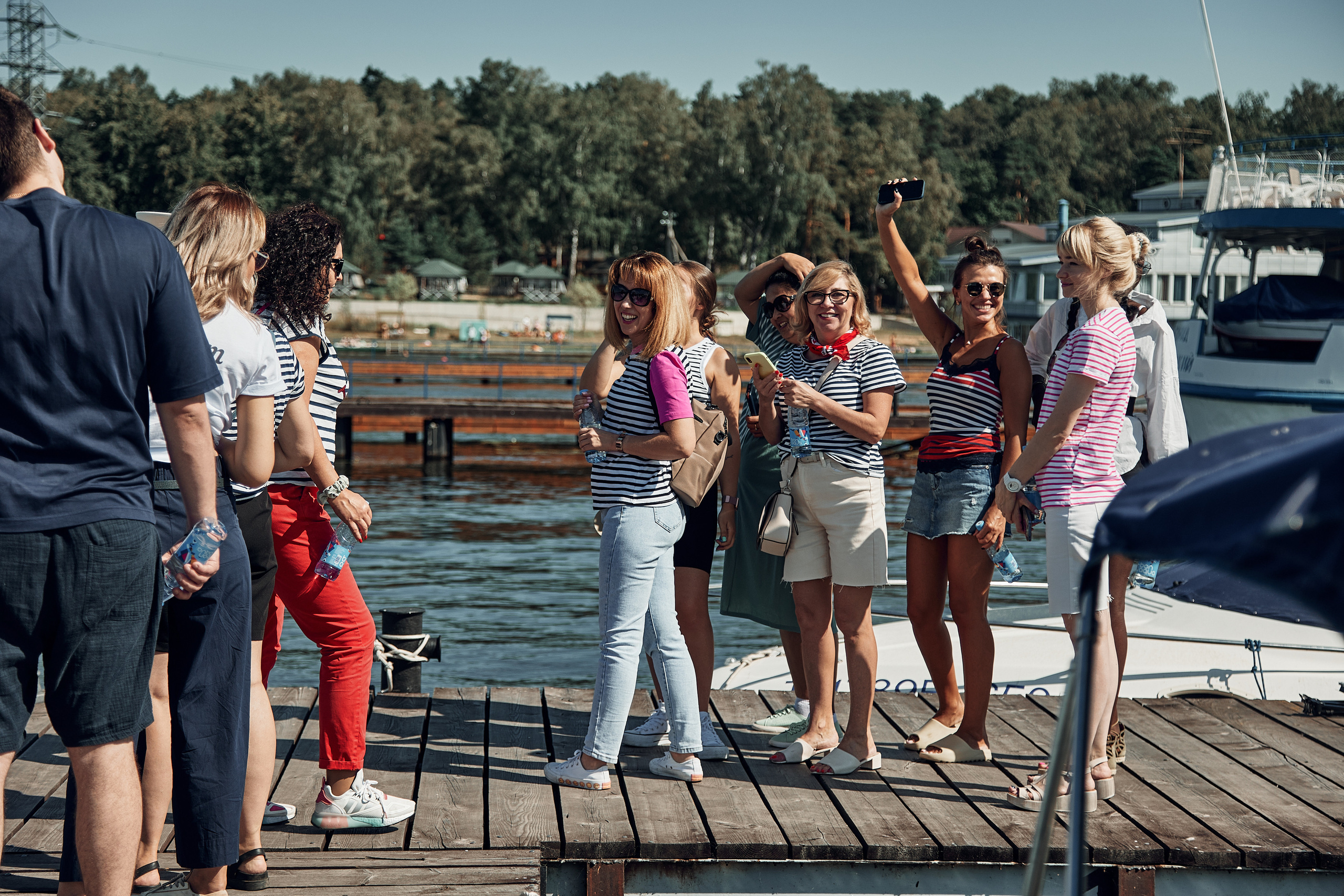 Корпоратив компании Белая радуга в яхт-клубе Пеликан. Репортажный и семейный фотограф Ухова Наталья в Москве