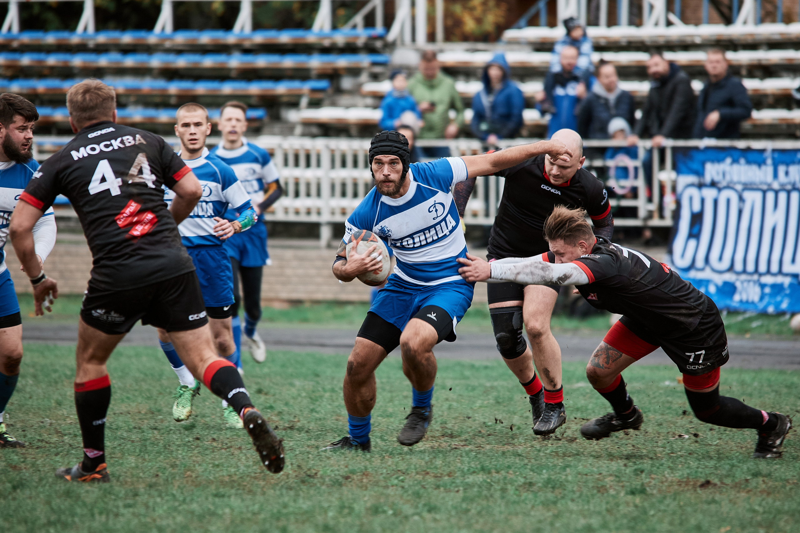 Матч по регби Динамо-Спартак. Репортажный и семейный фотограф Ухова Наталья в Москве