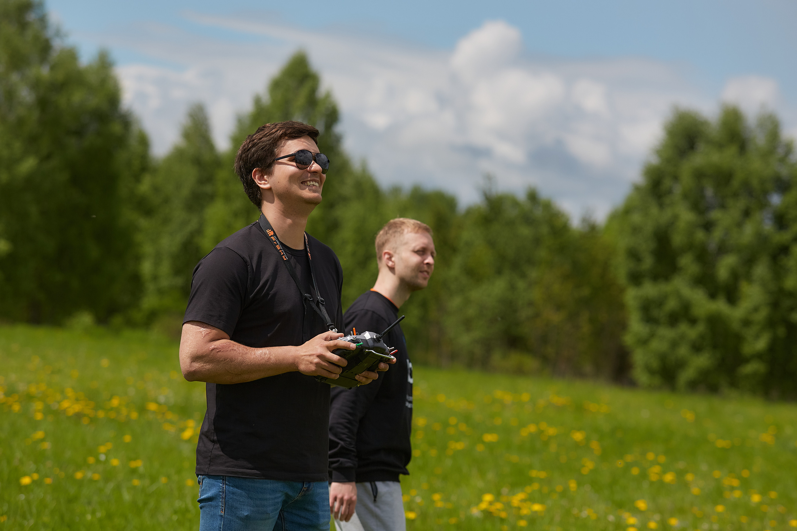 Управление дроном