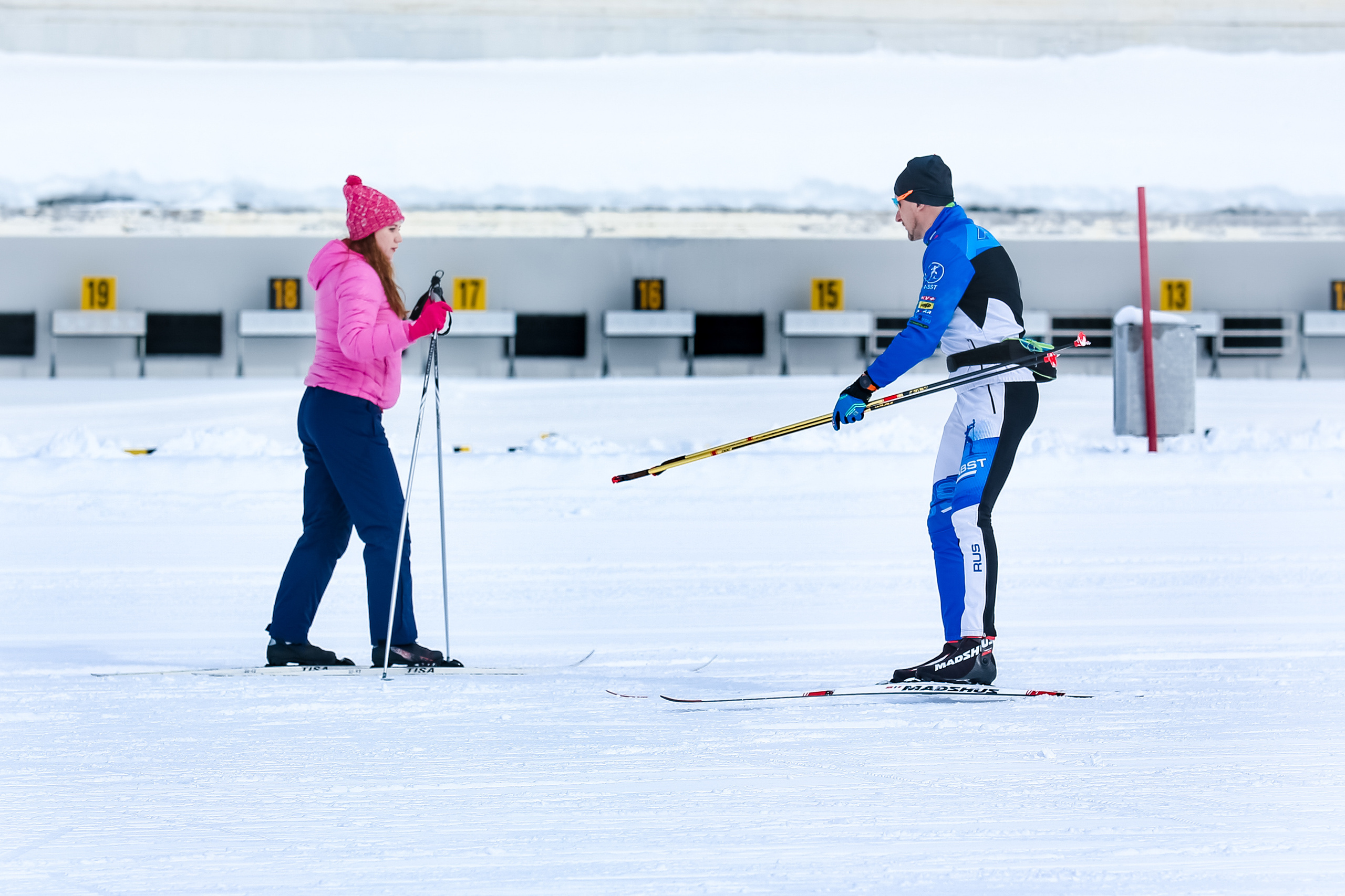 Мастер-класс по лыжам с Алексеем Барышниковым. Репортажный и семейный фотограф Ухова Наталья в Москве