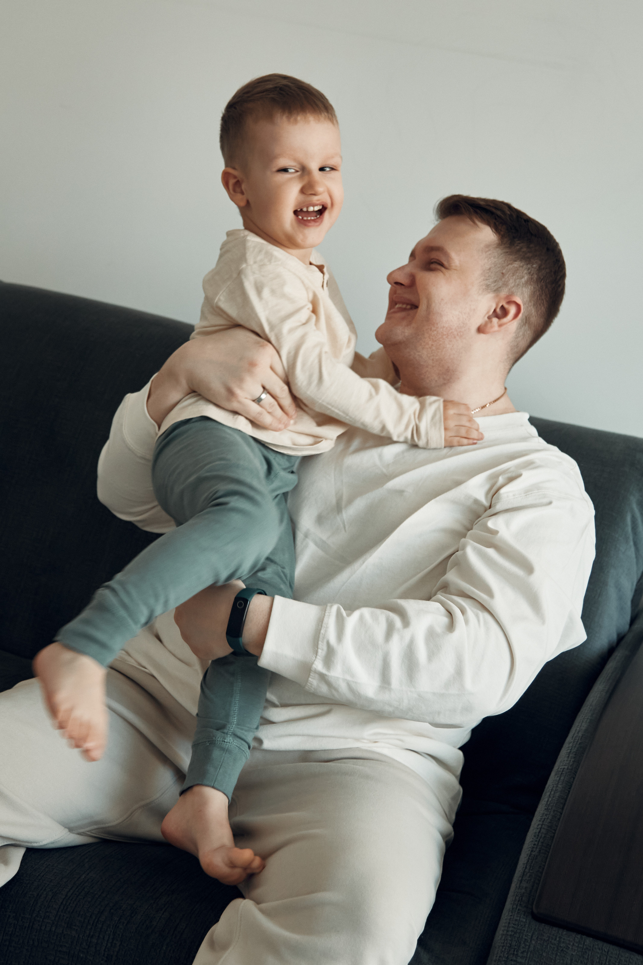 папа и сын фотосессия