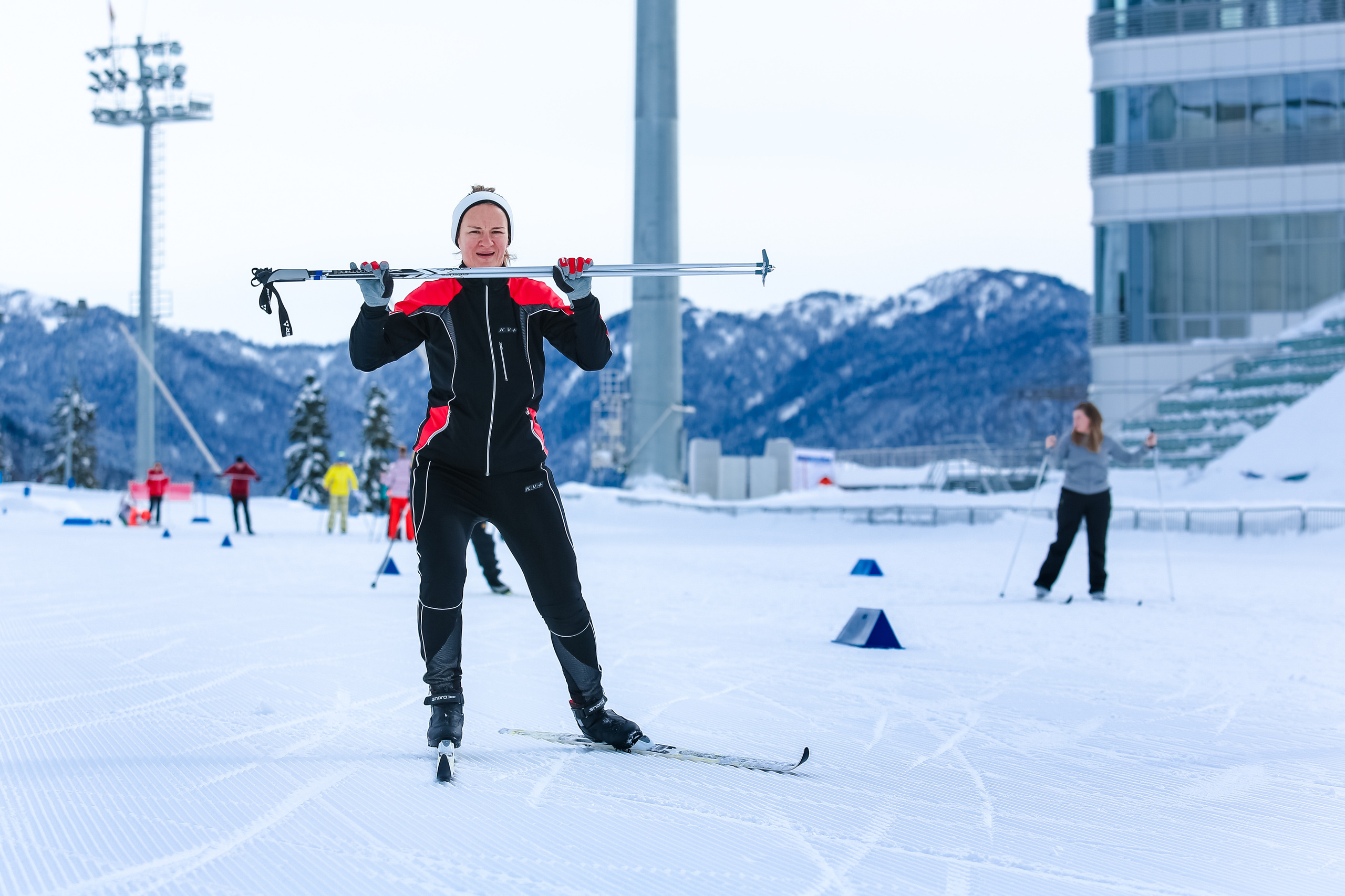 Мастер-класс по лыжам с Алексеем Барышниковым. Репортажный и семейный фотограф Ухова Наталья в Москве