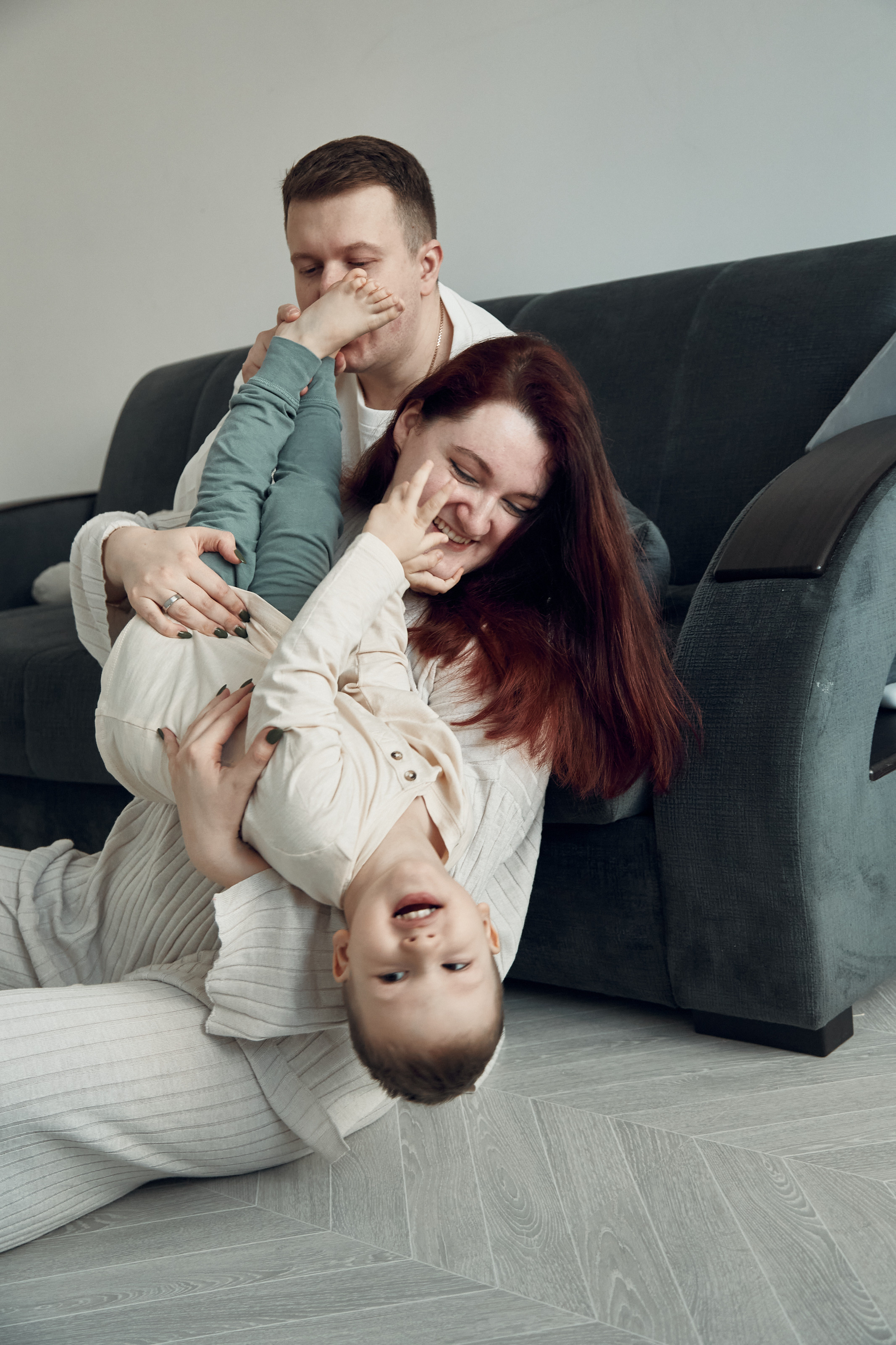 Женя, Ксюша и Лёва. Репортажный и семейный фотограф Ухова Наталья в Москве