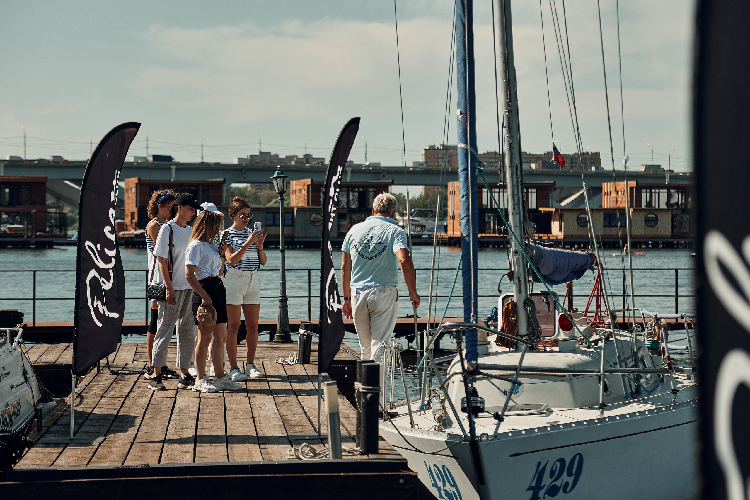 Корпоратив компании Белая радуга в яхт-клубе Пеликан. Репортажный и семейный фотограф Ухова Наталья в Москве