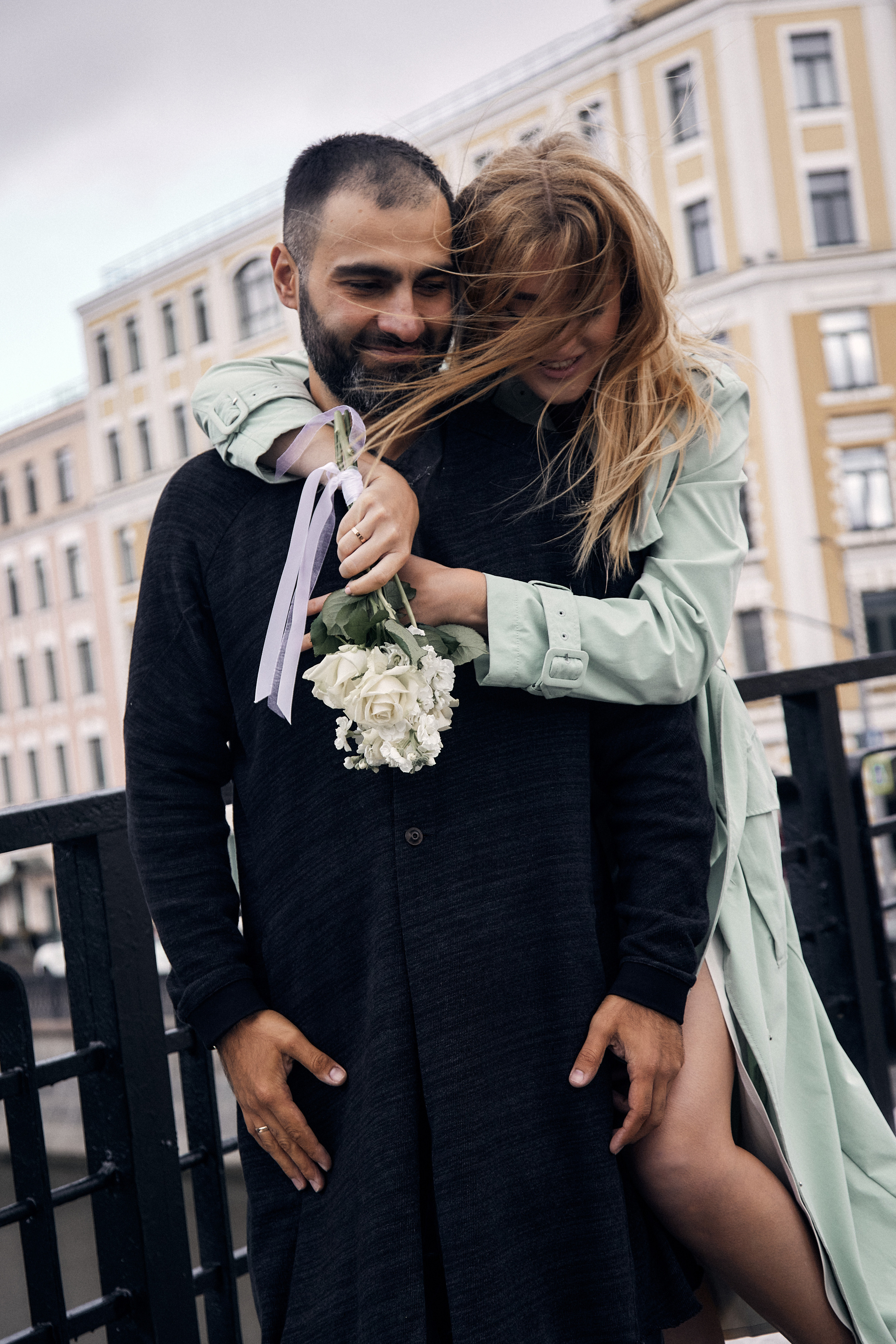 городская романтичная фотосессия