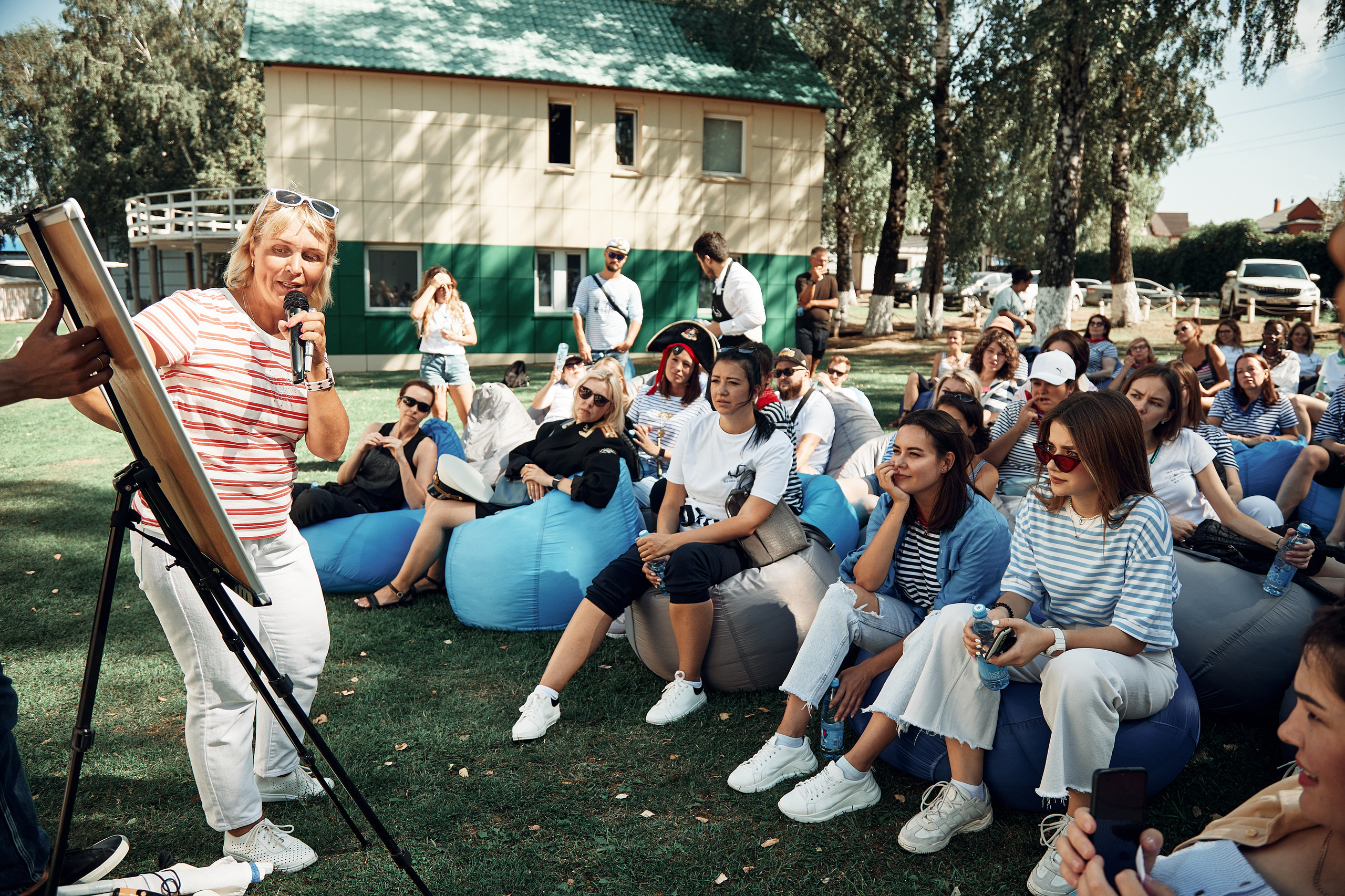 Корпоратив компании Белая радуга в яхт-клубе Пеликан. Репортажный и семейный фотограф Ухова Наталья в Москве