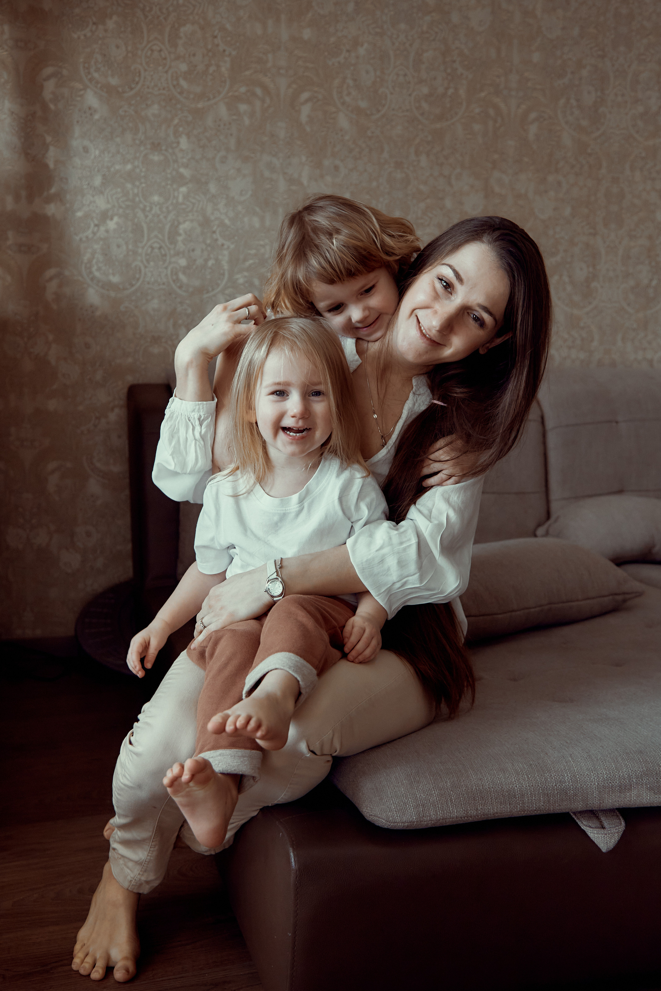 мама с детьми фотосессия