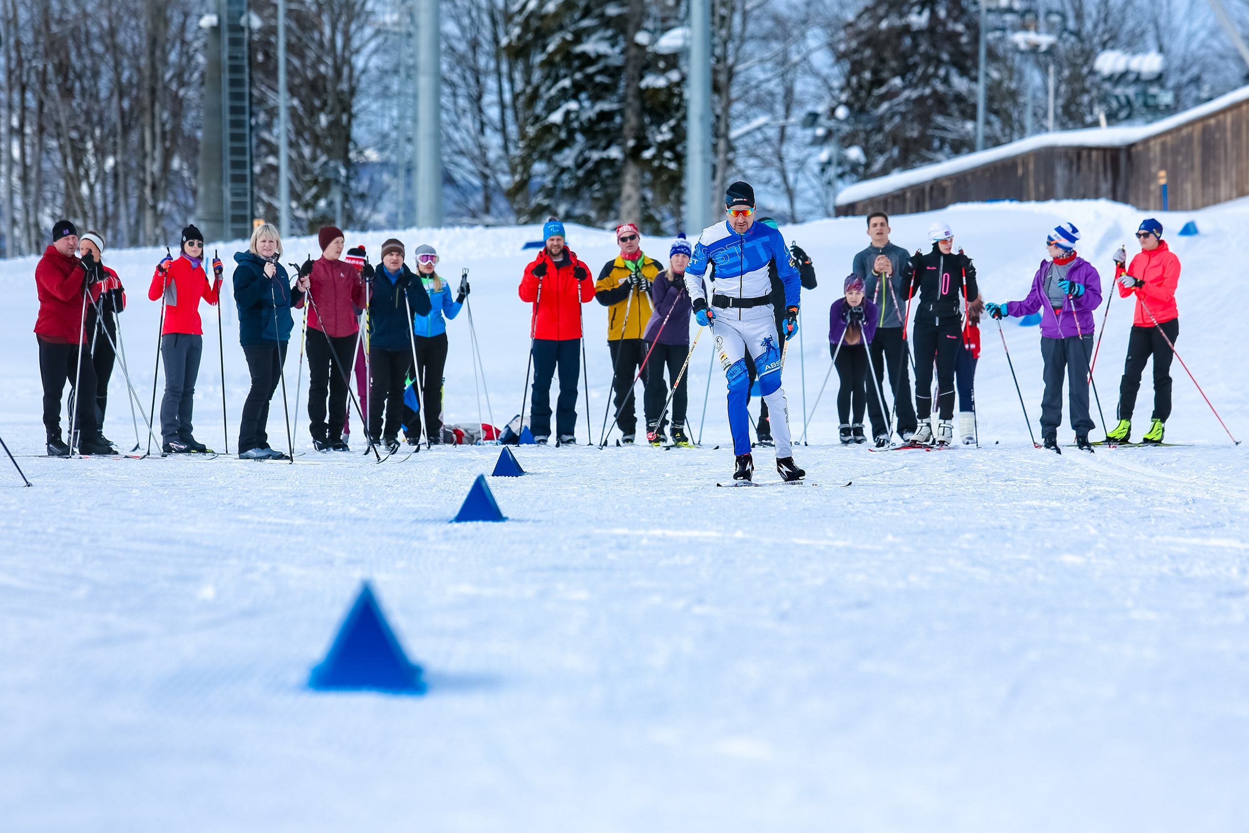 Мастер-класс по лыжам с Алексеем Барышниковым. Репортажный и семейный фотограф Ухова Наталья в Москве