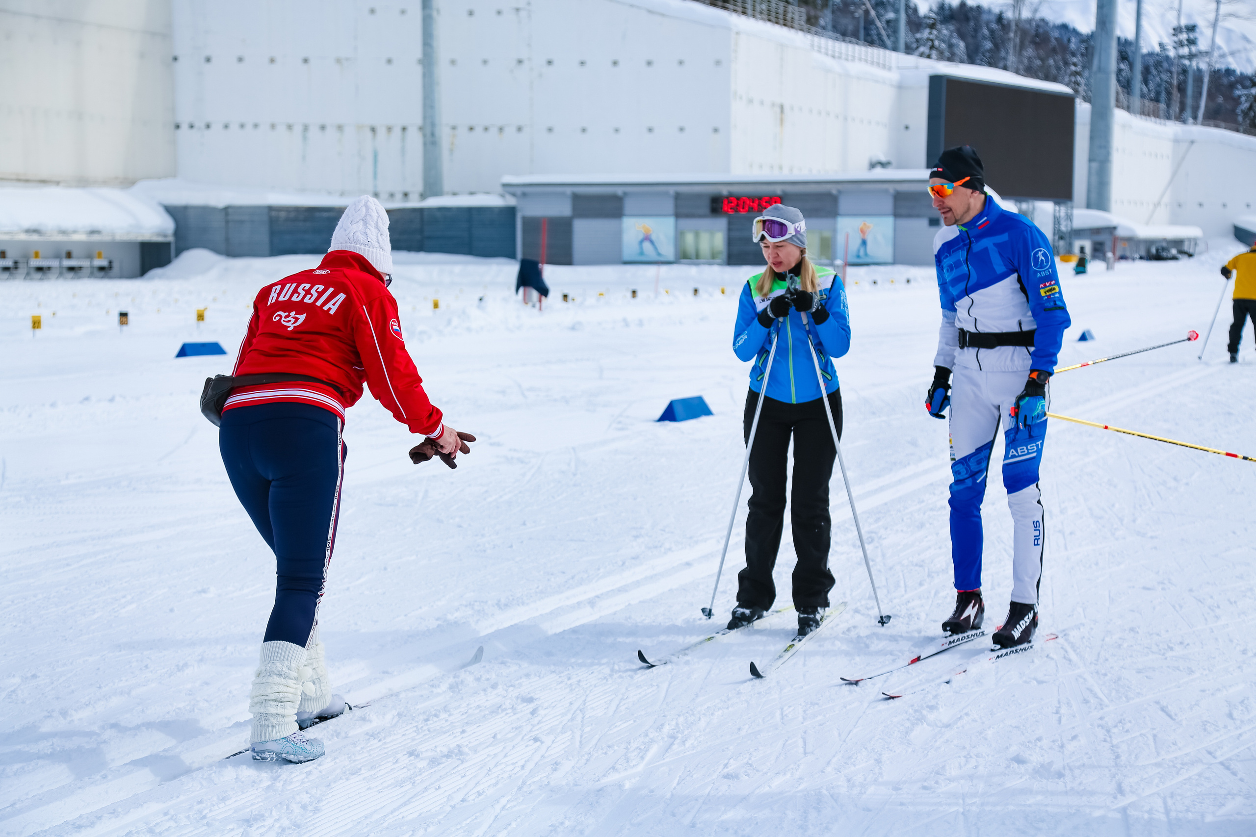 Мастер-класс по лыжам с Алексеем Барышниковым. Репортажный и семейный фотограф Ухова Наталья в Москве