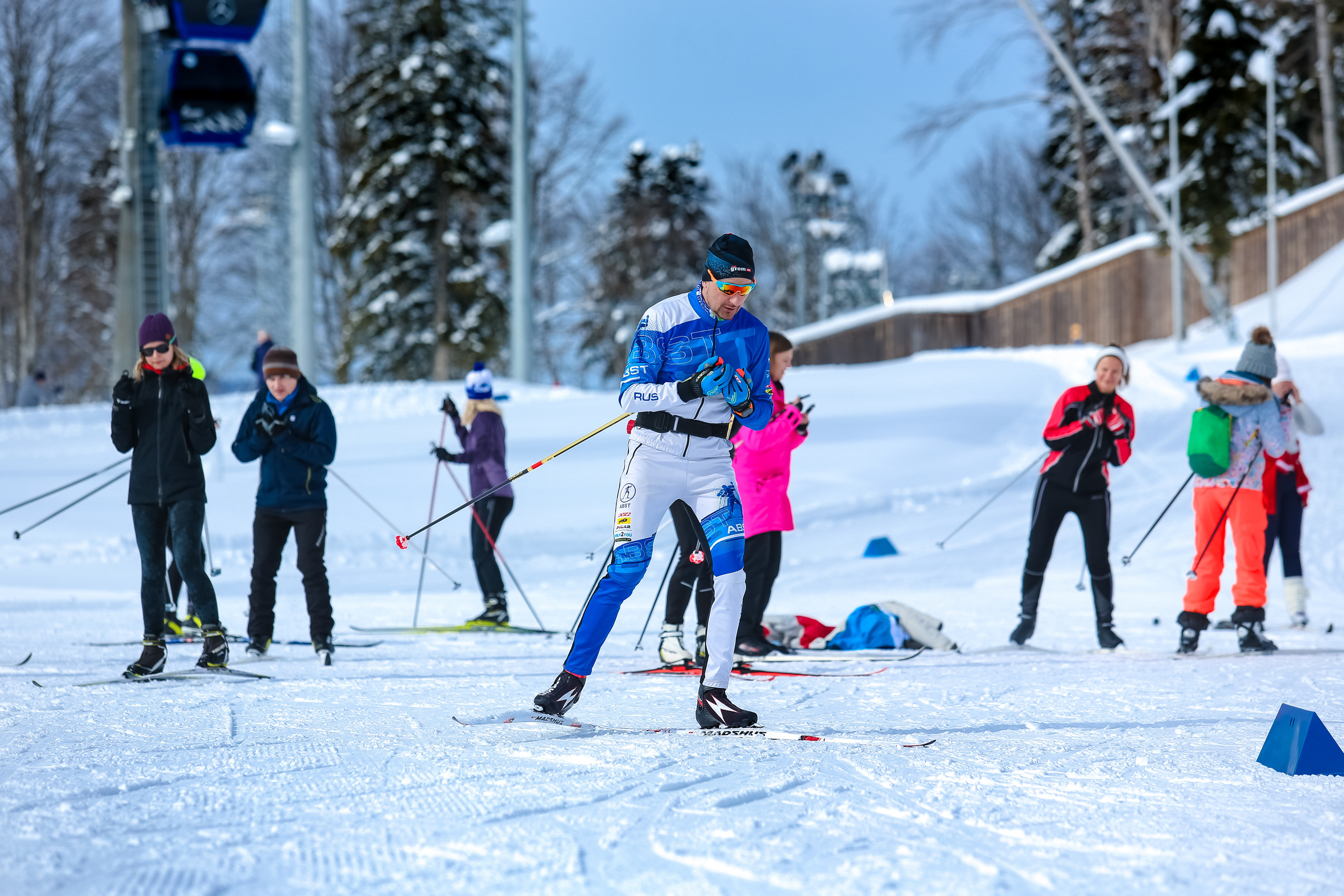 Мастер-класс по лыжам с Алексеем Барышниковым. Репортажный и семейный фотограф Ухова Наталья в Москве