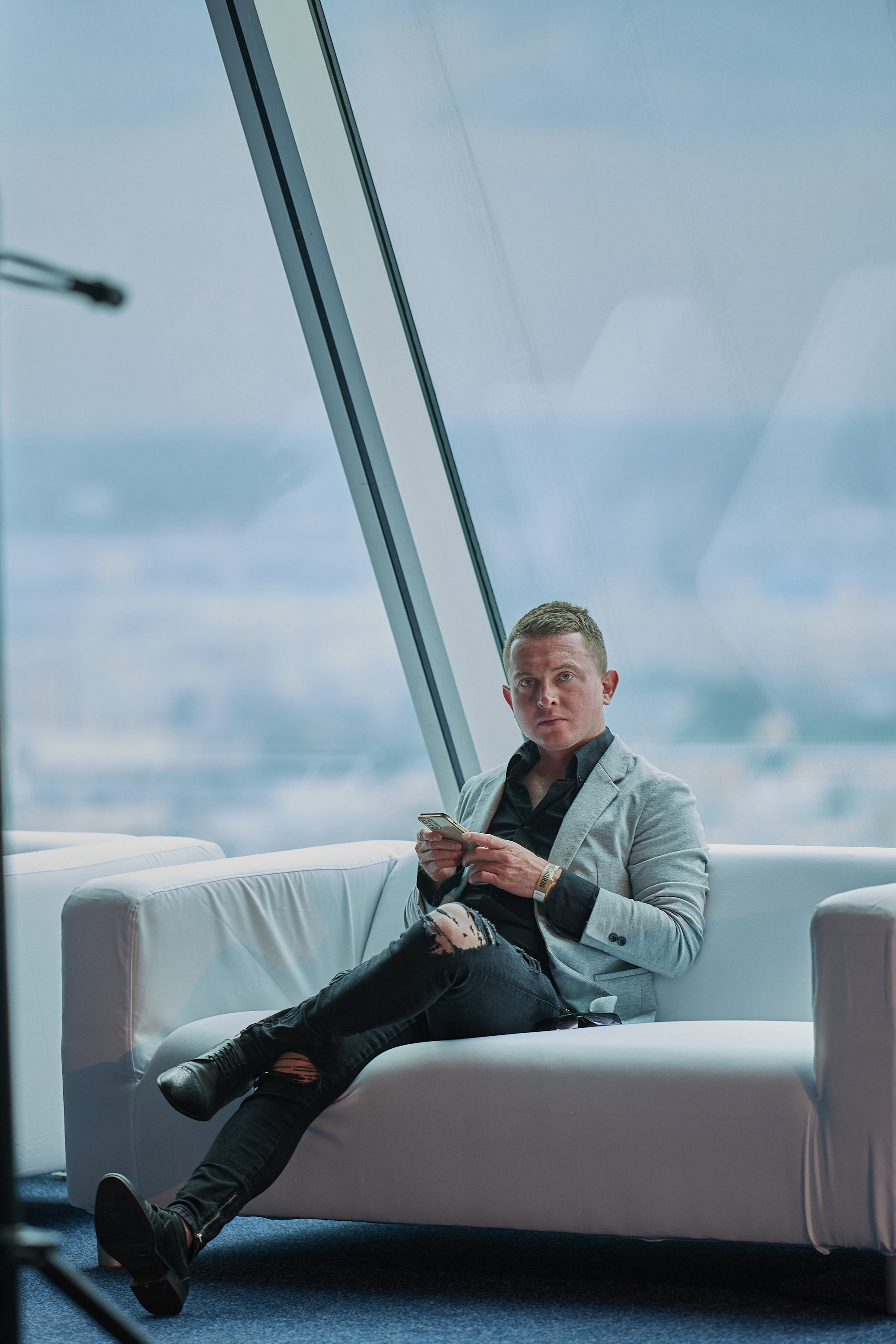 Мужчина в Москва Сити