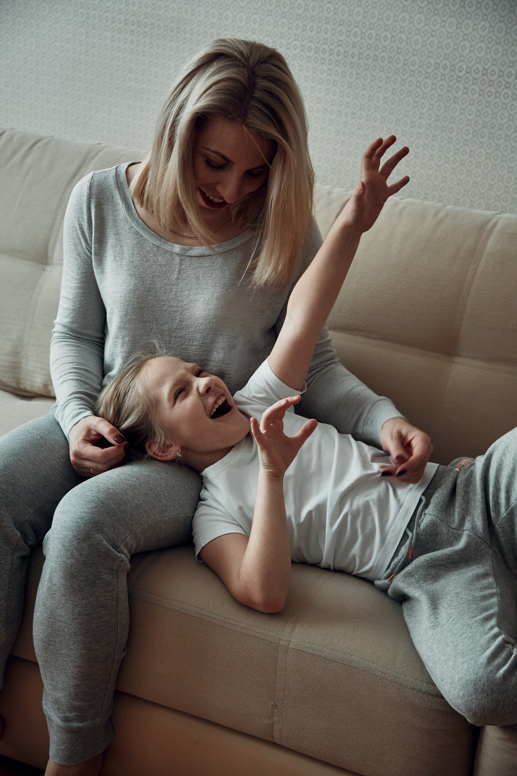 Наташа и Василиса. Репортажный и семейный фотограф Ухова Наталья в Москве