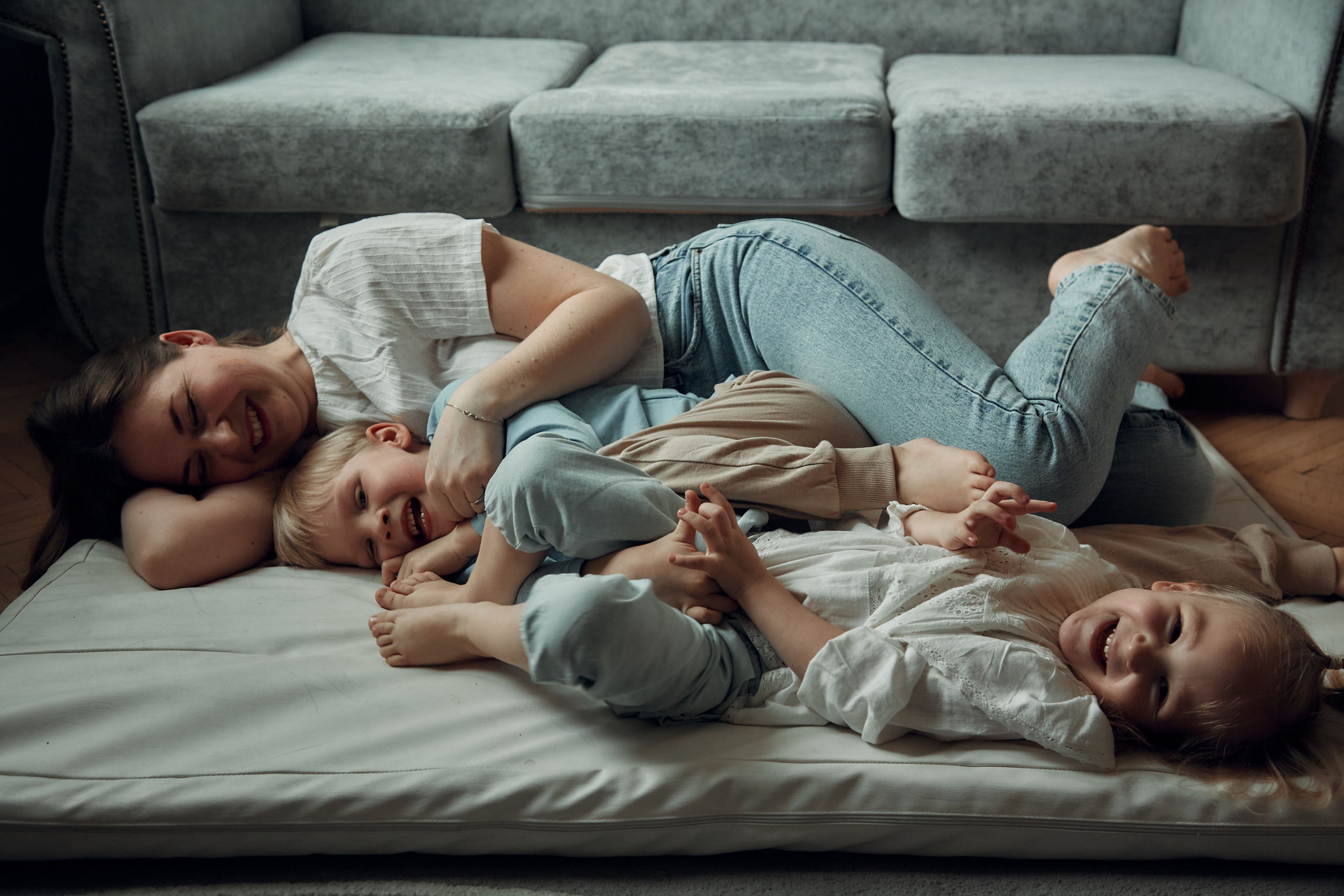 мама с детьми фотосъемка