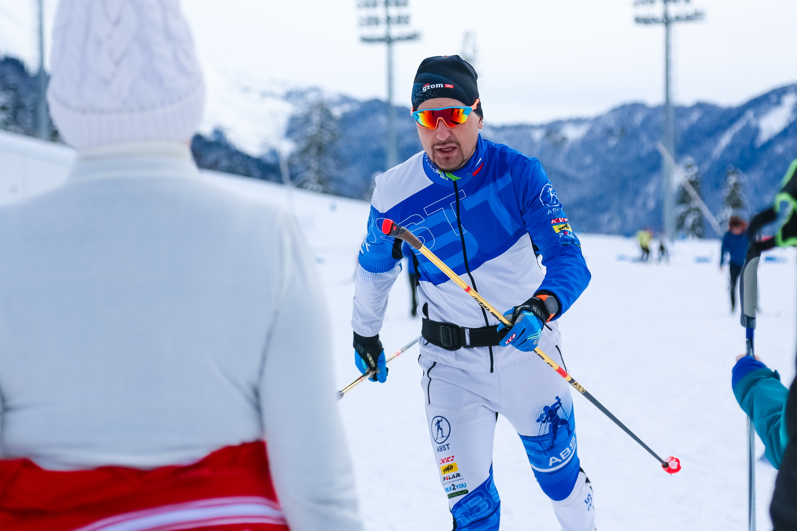 Мастер-класс по лыжам с Алексеем Барышниковым. Репортажный и семейный фотограф Ухова Наталья в Москве