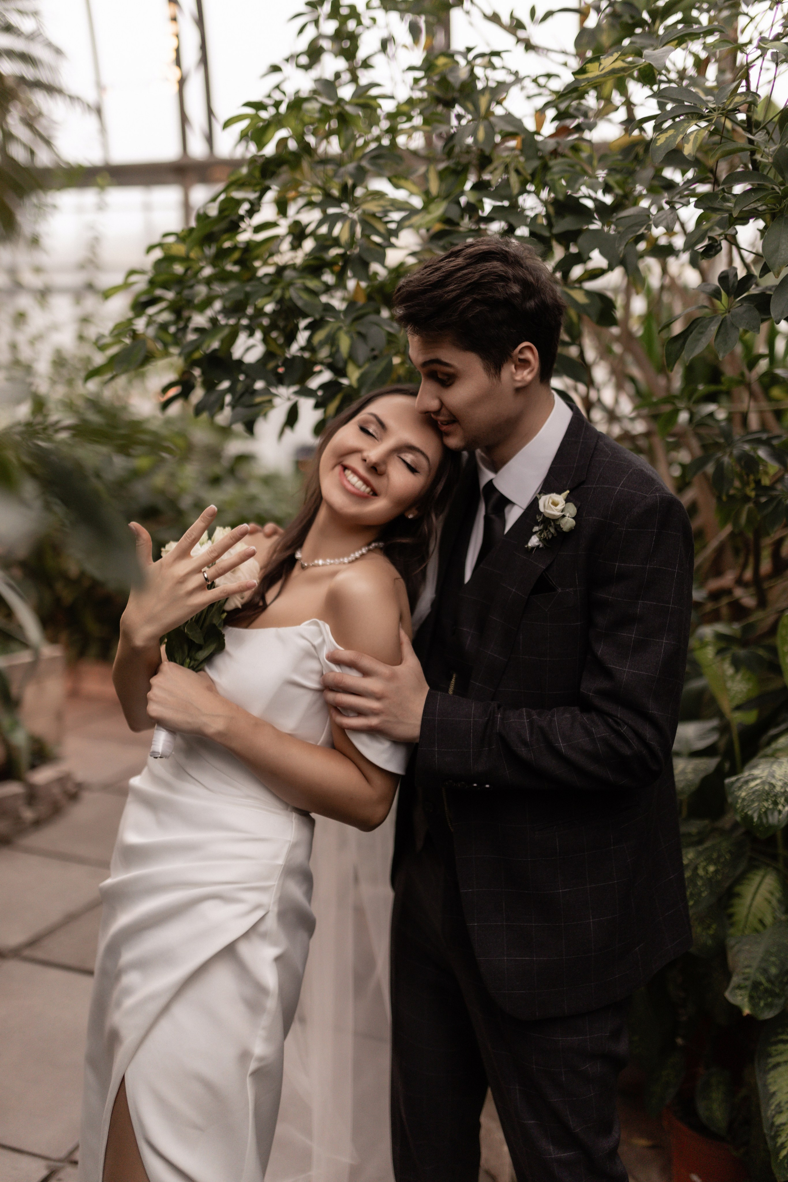 Бажена+Дмитрий Оранжерея. Фотограф в Санкт-Петербурге