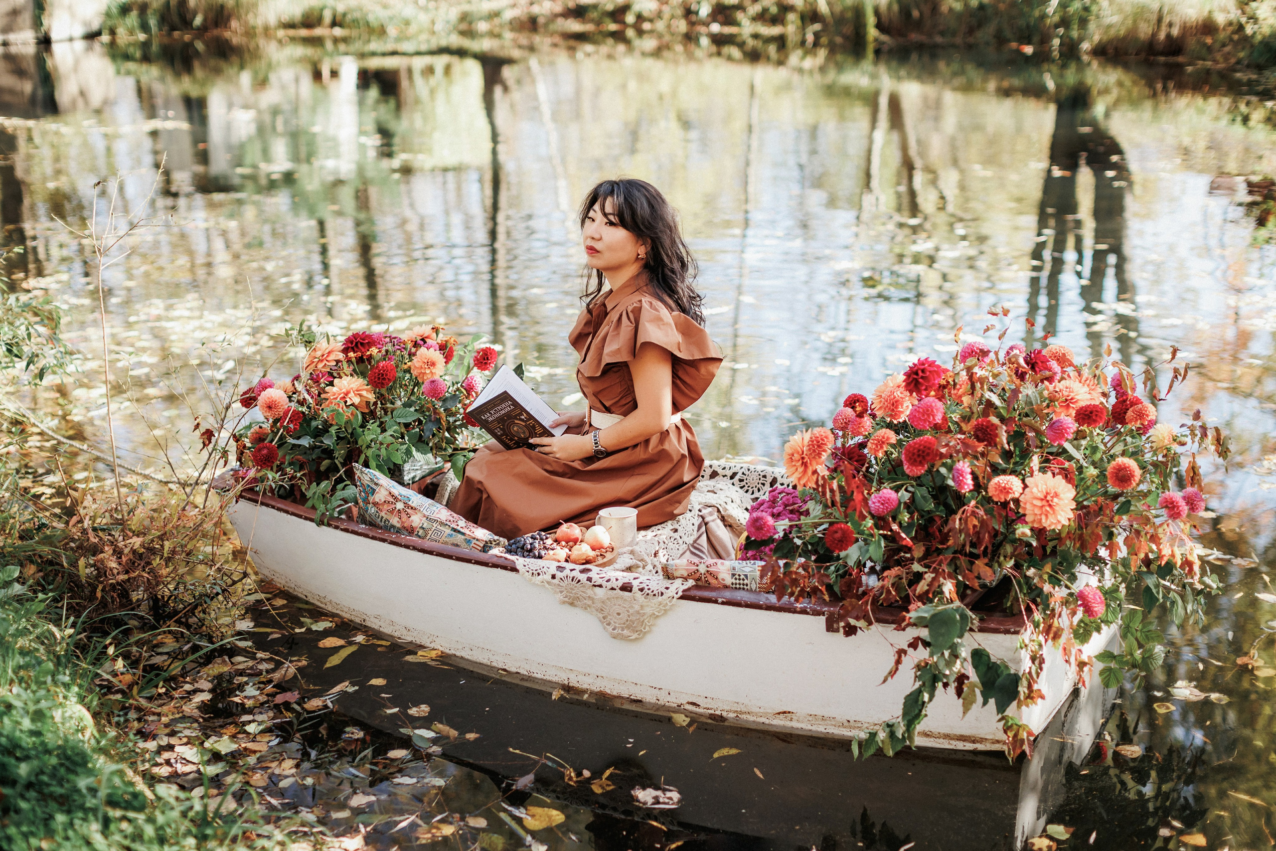 Фотопроект «Лодка в цветах». Свадебный, семейный и детский фотограф в городе Партизанск, Находка