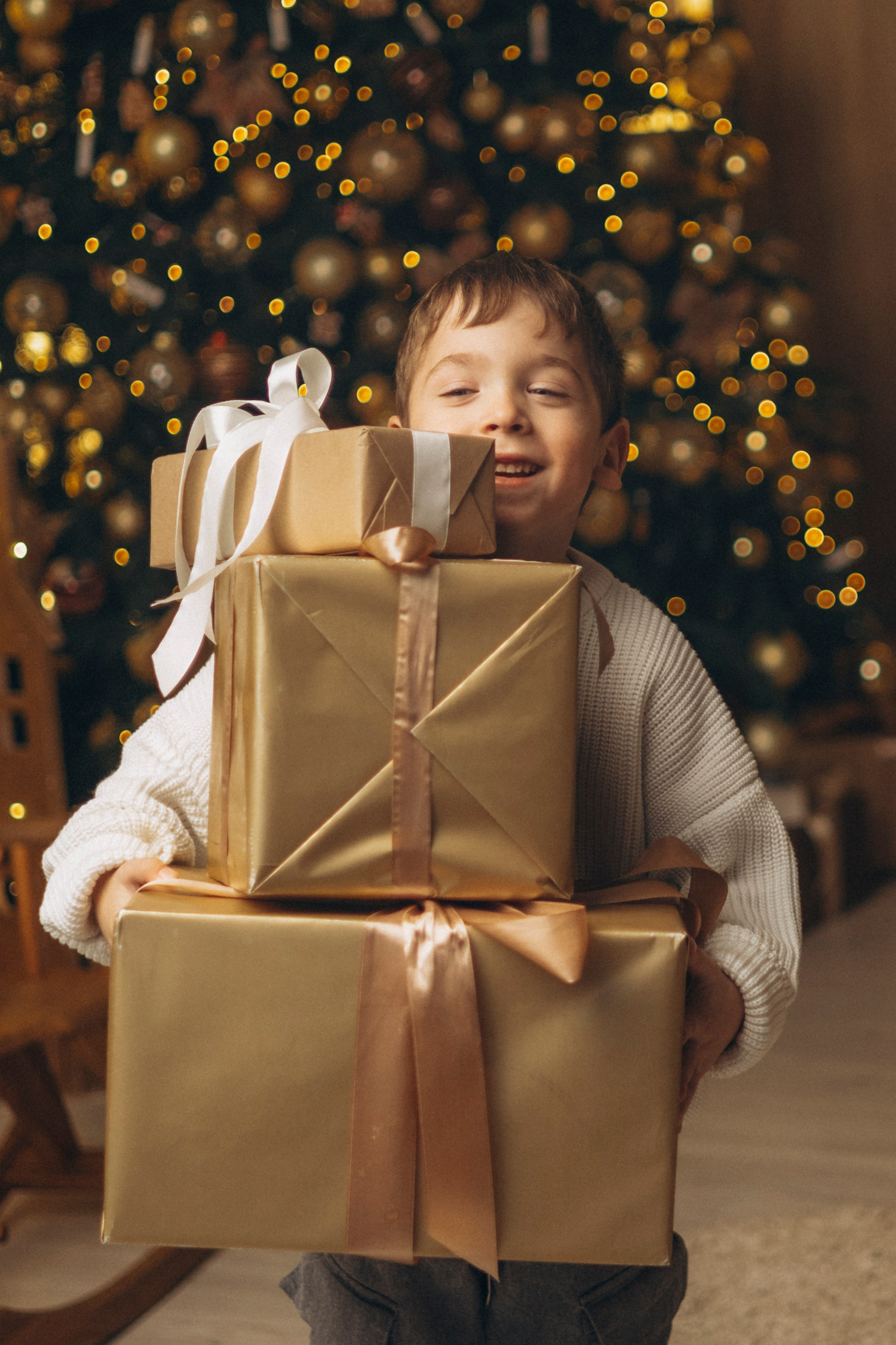 новогодняя фотосессия с ребенком