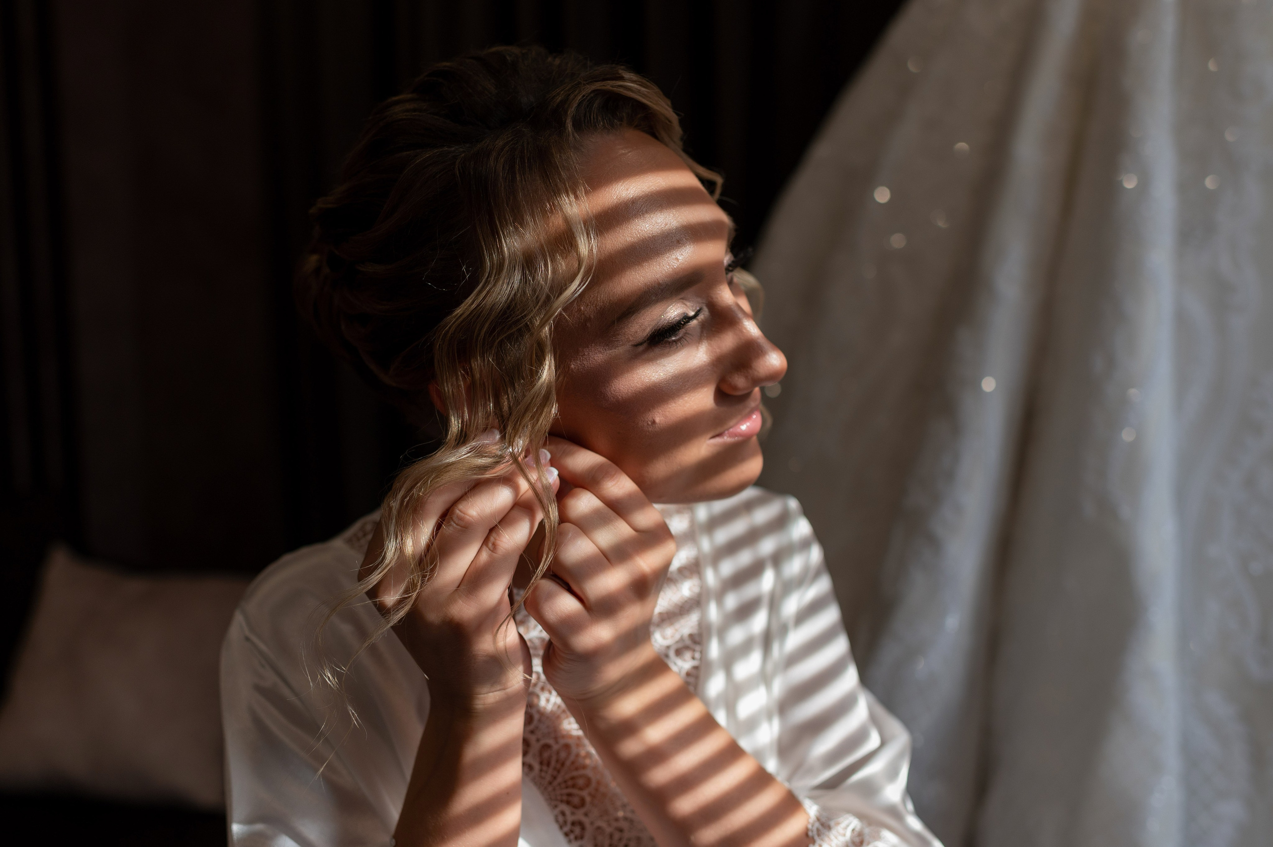 Анастасия и Игорь (фотосессия во Втором Дворце Бракосочетания, Польский сад, здание городской Ратуши). Портретный, семейный и свадебный фотограф в Санкт-Петербурге и в Пушкине Ширяев Денис