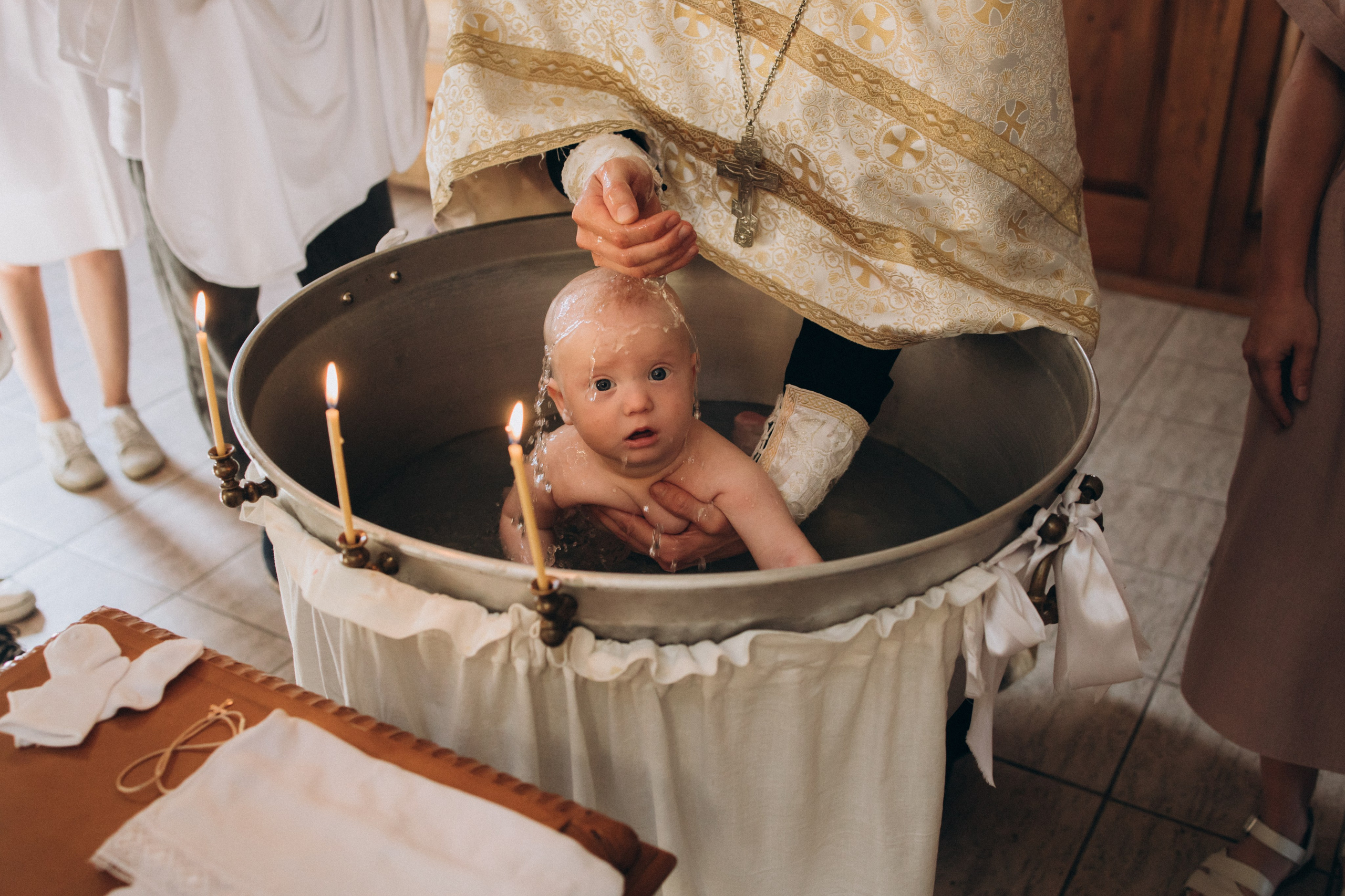 Таинство Крещения Антона в Церкви Архангела Михаила. Детский и семейный фотограф в Пушкино, Мытищи, Москва Сергеева Светлана