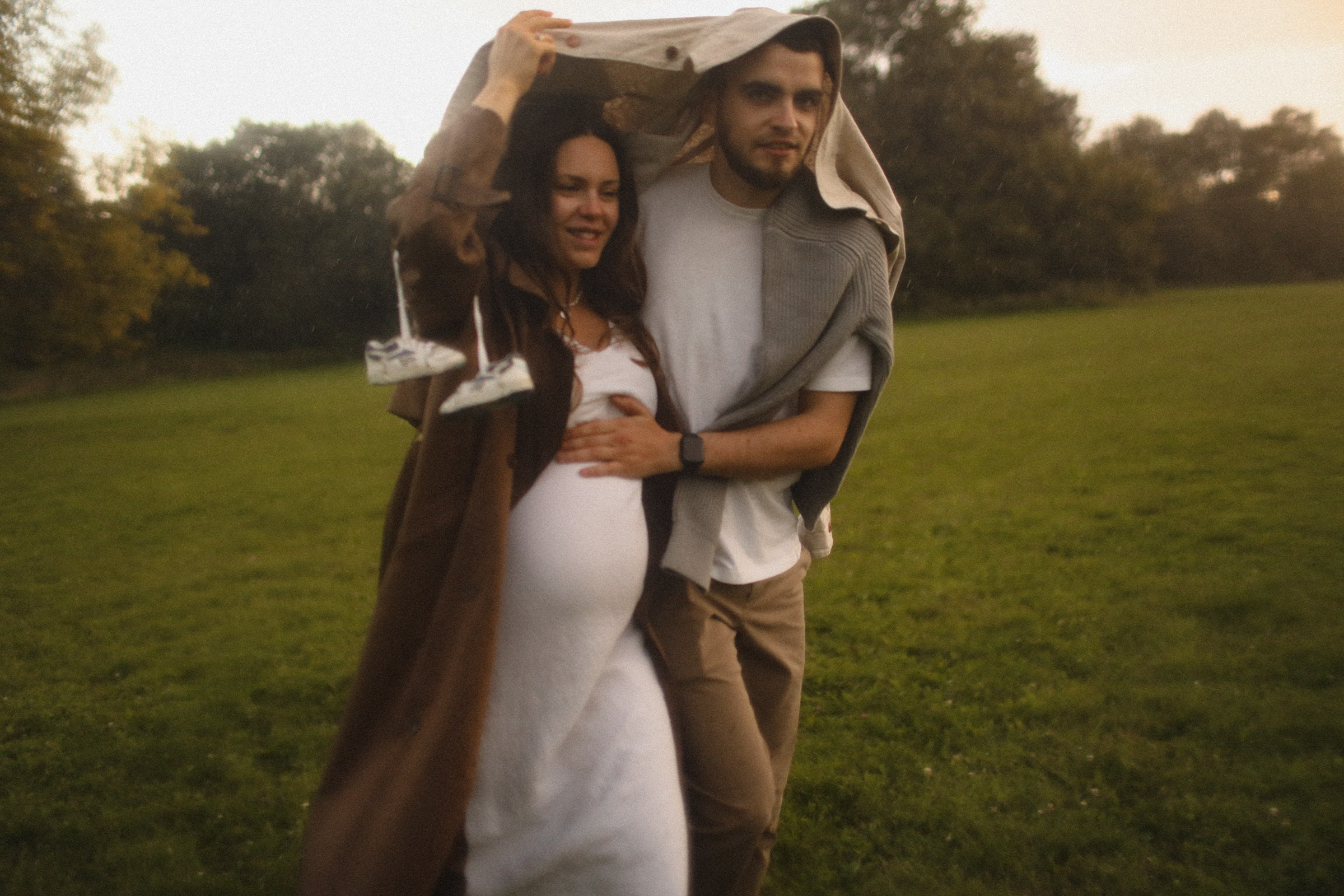 Трое под дождём. Семейный фотограф в Москве Алевтина Носова