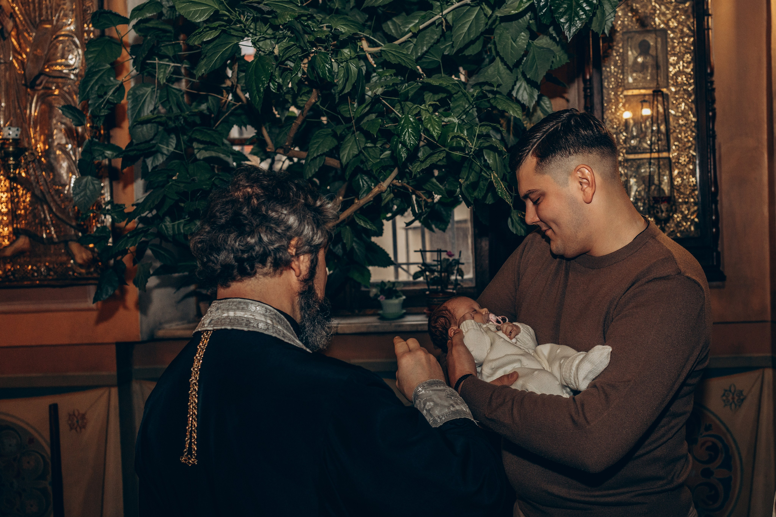 Крещение в Храме Воскресения Словущего в Даниловской Слободе. Главная