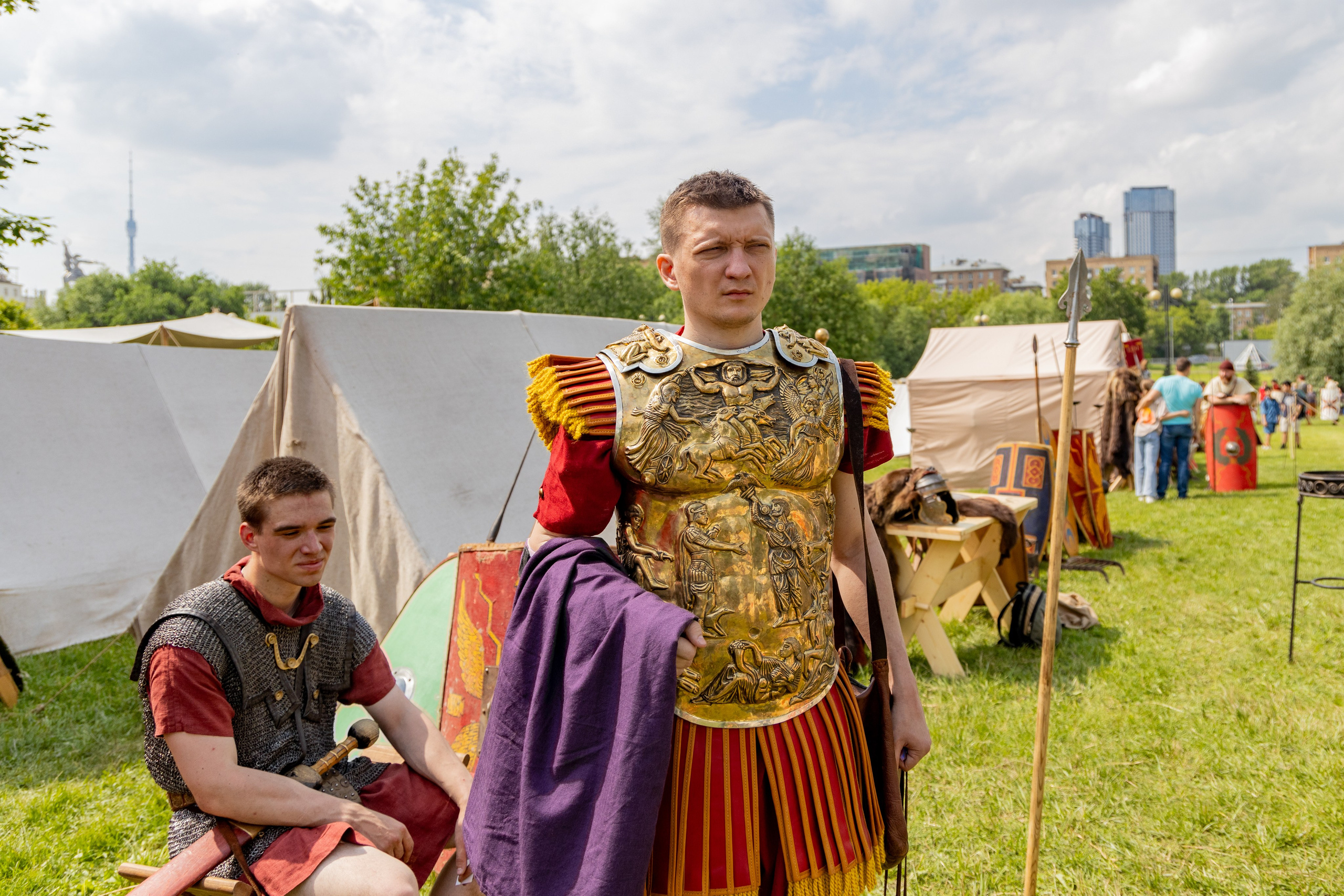 Времена и эпохи 2024. Ростокинский акведук. Площадка Античность. Репортажный, семейный и студийный фотограф в Москве Демин Алексей