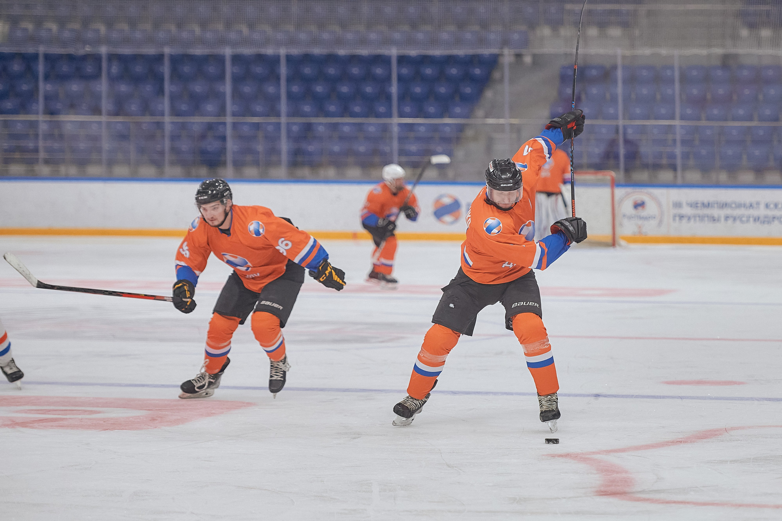 Портфолио репортажной фотосъёмки: Кристалл арена — Хоккей — РусГидро. Фотограф Яковлев Роман — Красноярск