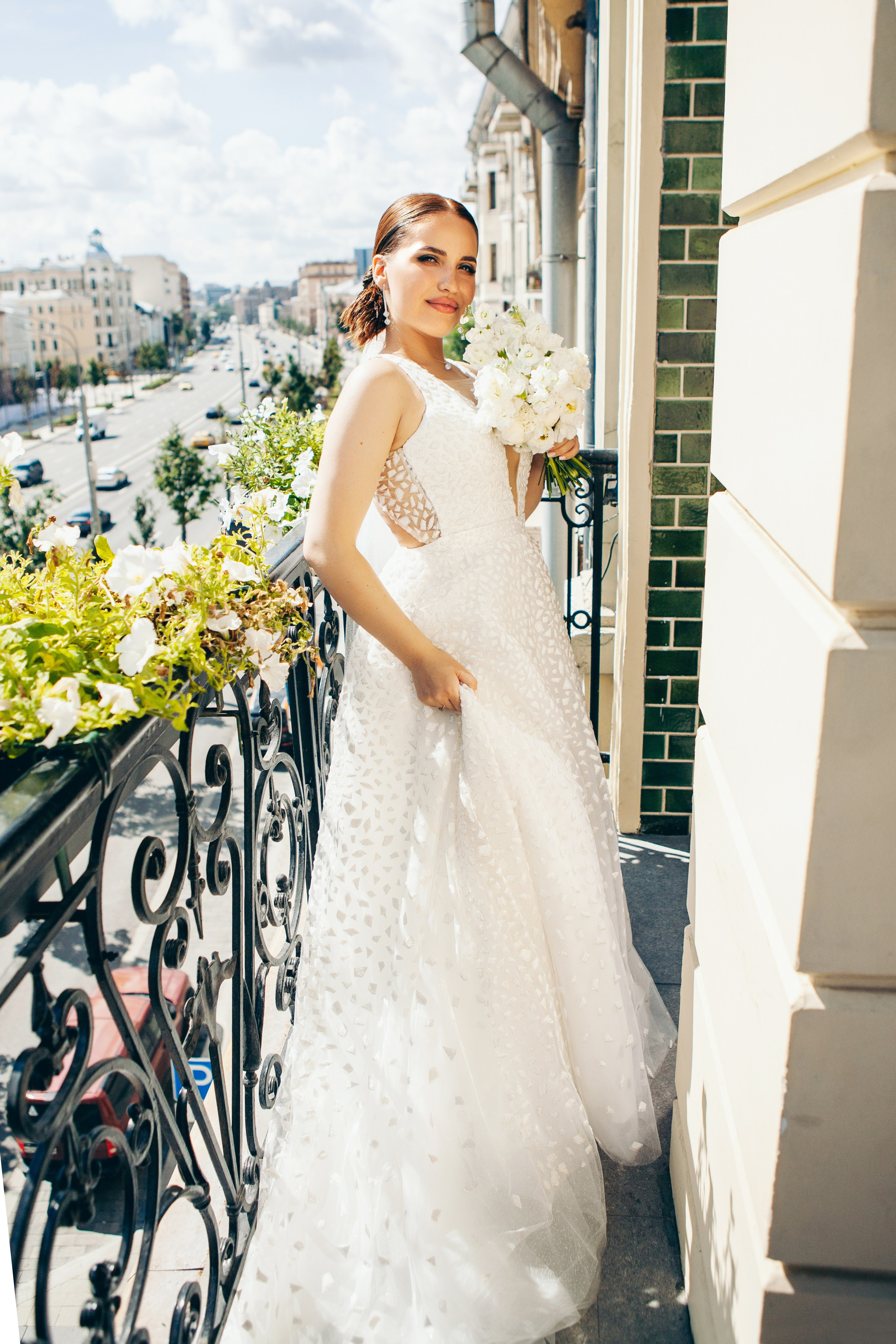 фотосессия невесты в отеле hartwell