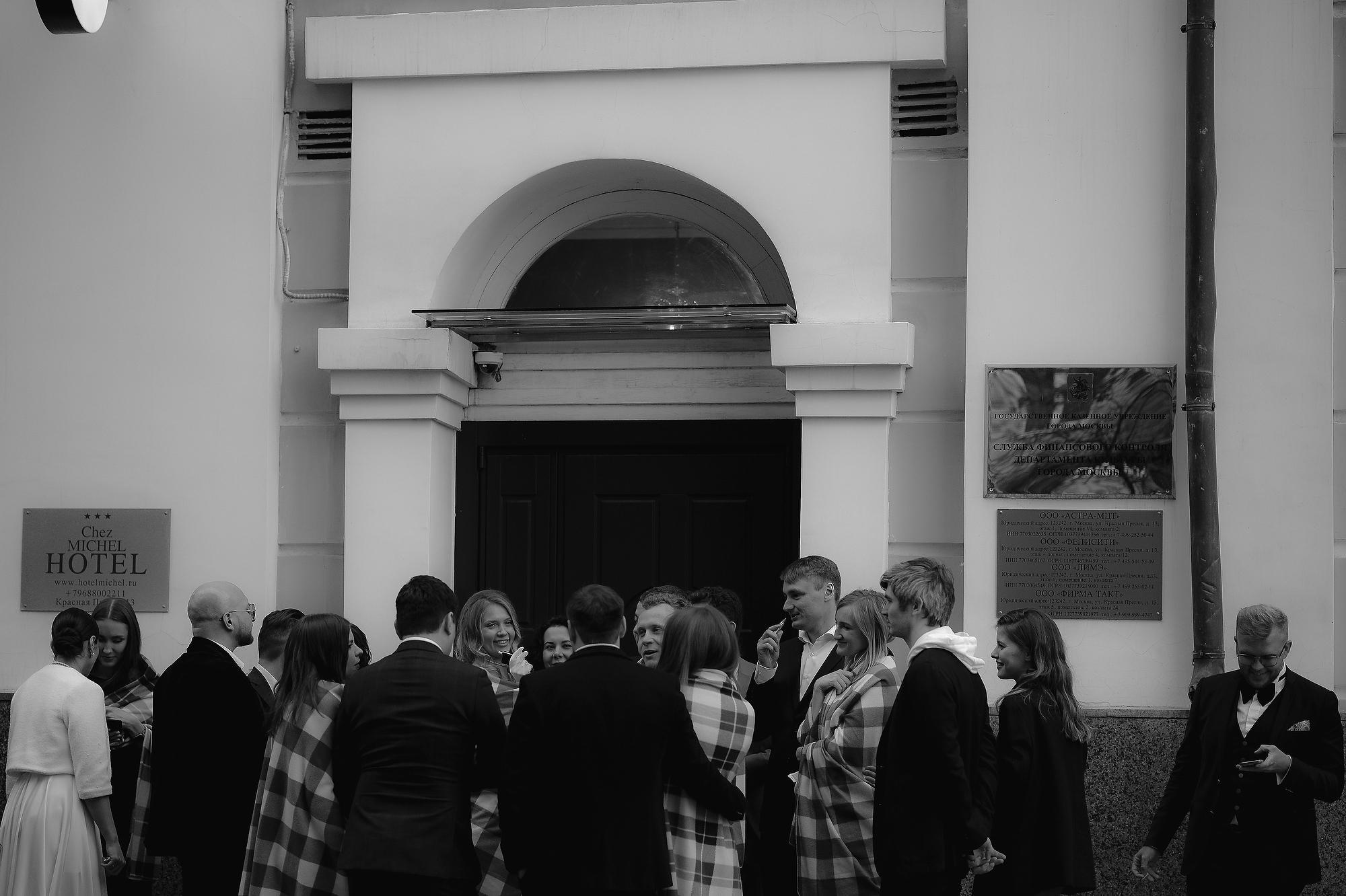 Cafe Michel. Сентиментальная свадебная фотография