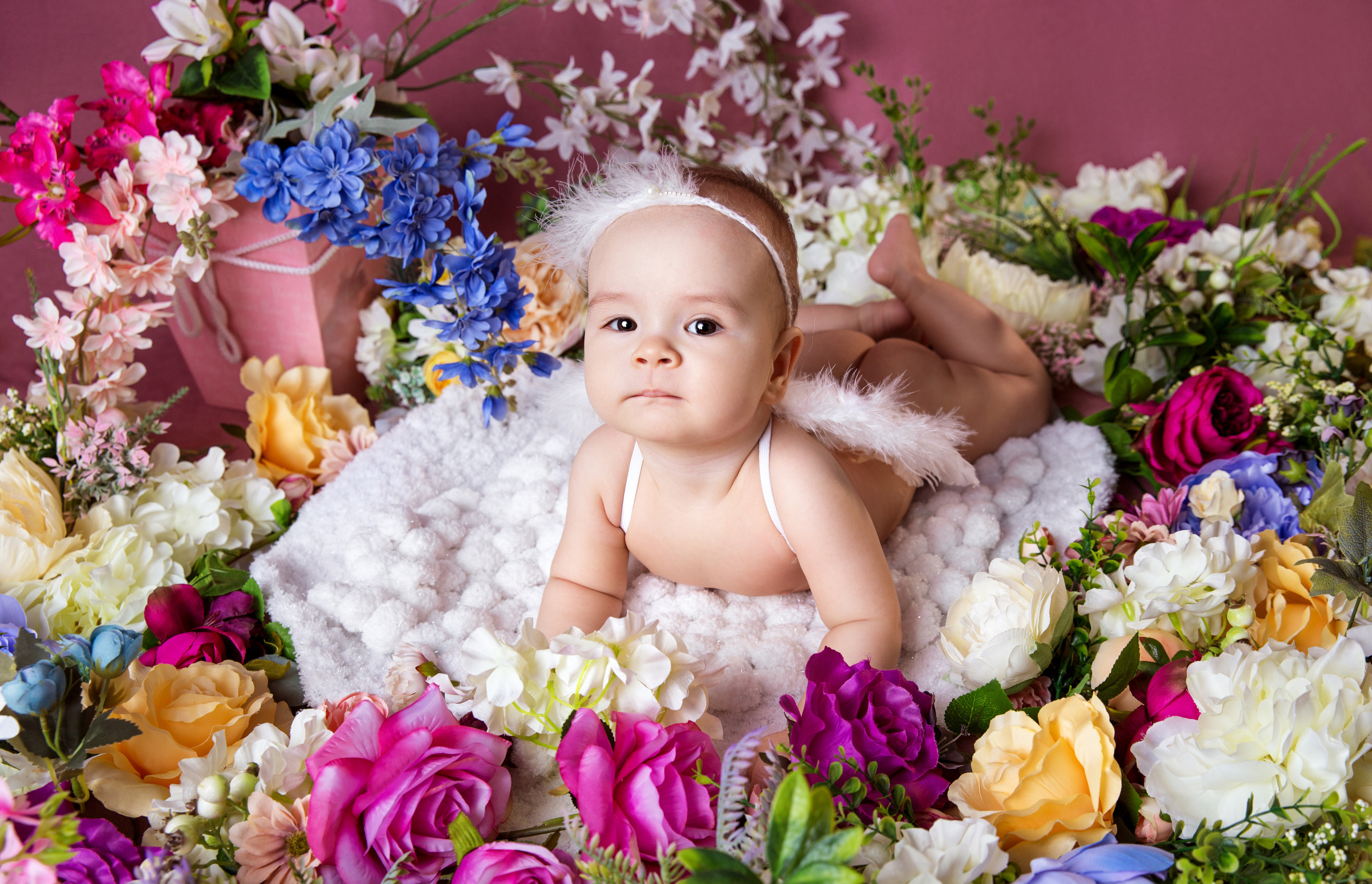 Фотопроект ЦВЕТОЧНАЯ ФЕЯ. Фотограф новорожденных, детей до года и беременных в Симферополе