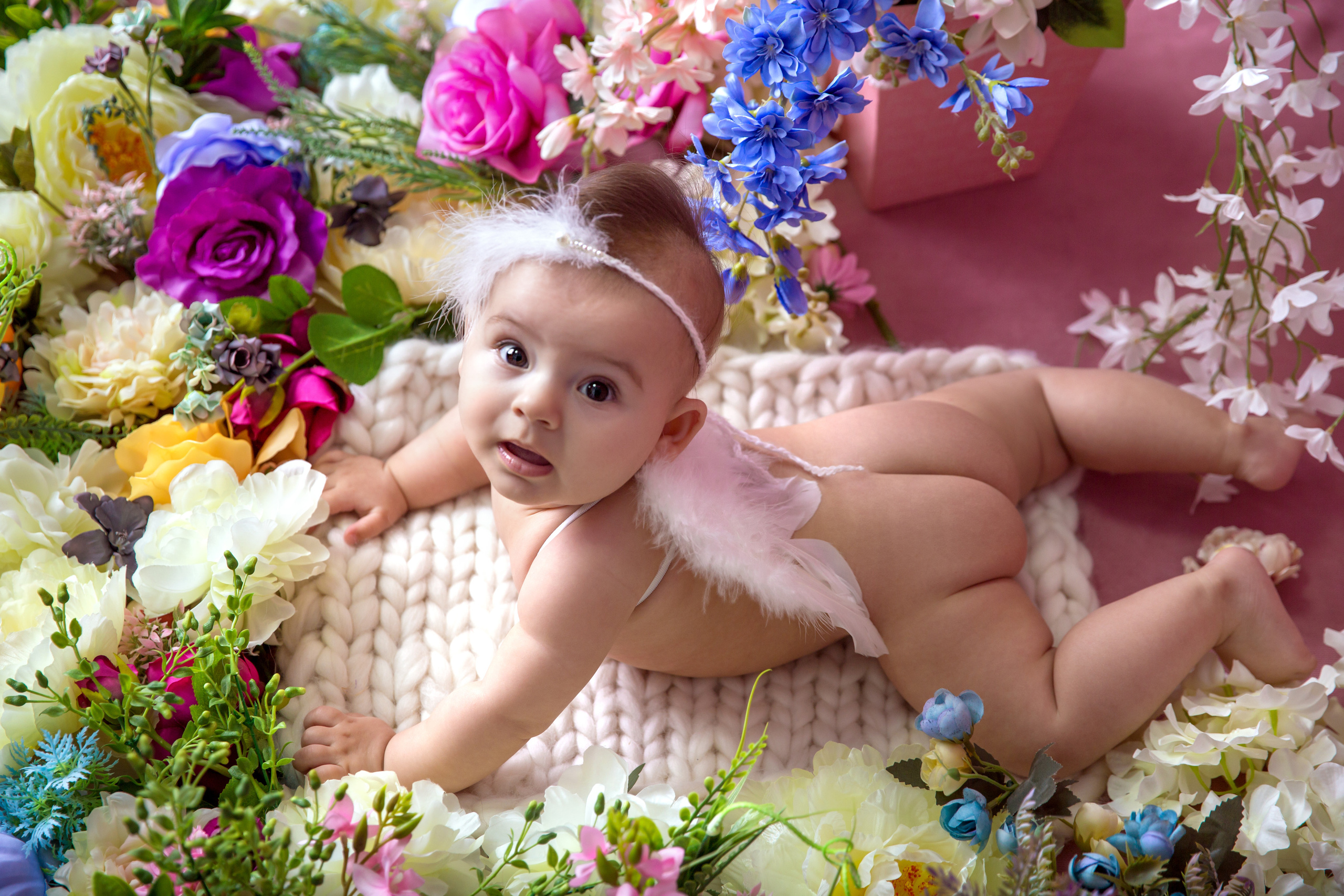 Фотопроект ЦВЕТОЧНАЯ ФЕЯ. Фотограф новорожденных, детей до года и беременных в Симферополе
