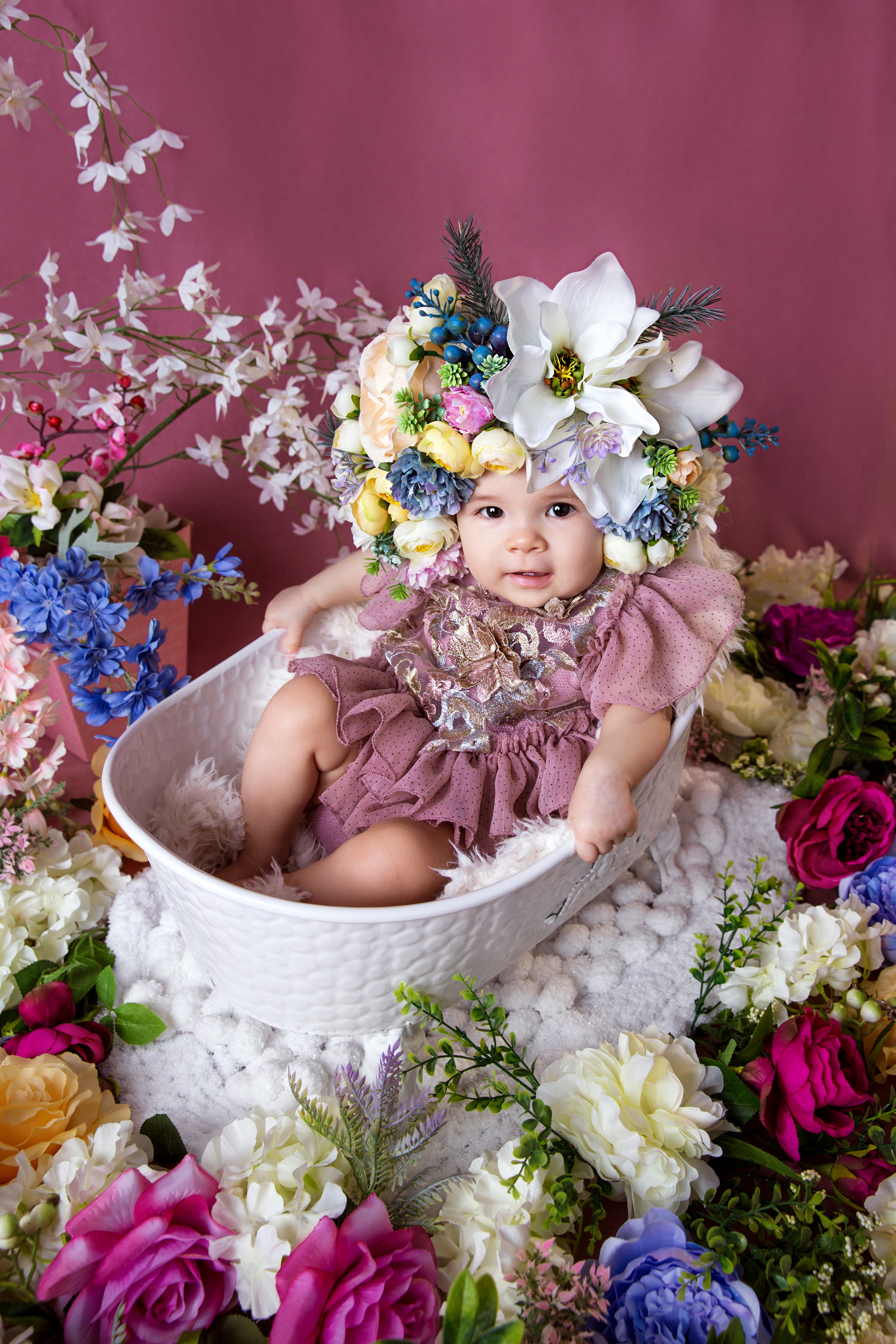 Фотопроект ЦВЕТОЧНАЯ ФЕЯ. Фотограф новорожденных, детей до года и беременных в Симферополе