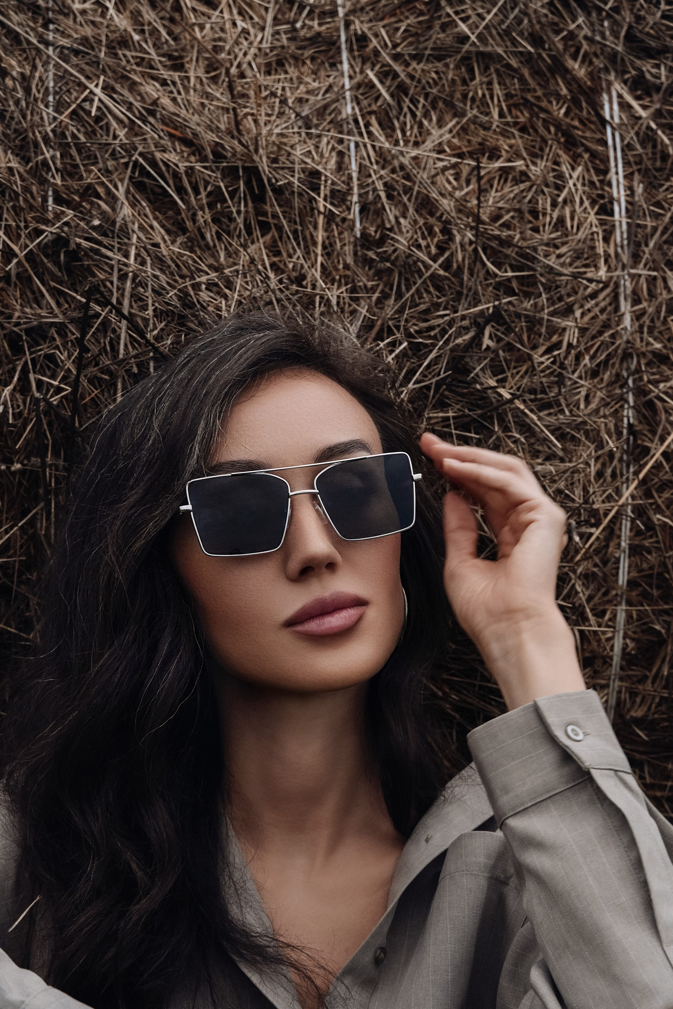 фотосессия на сене 