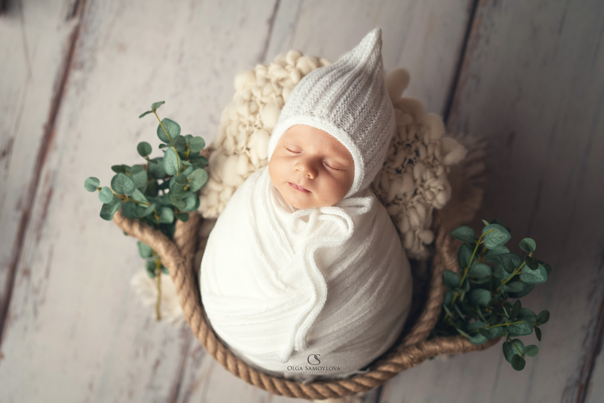 Классика newborn. Фотограф новорожденных в Ялте