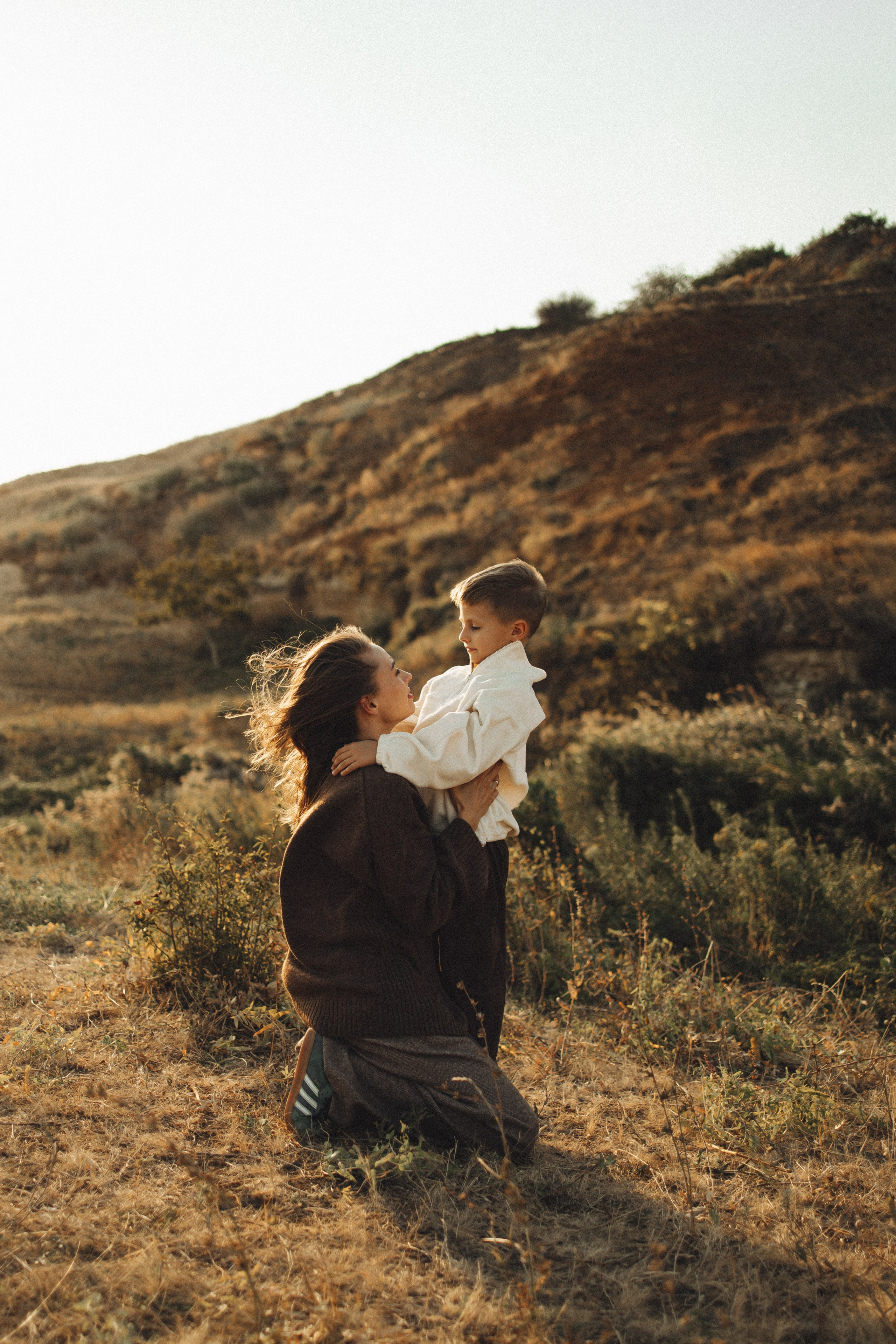 Семейная история, закат в Мержаново. Семейный и детский фотограф, таганрог, ростов-на-дону