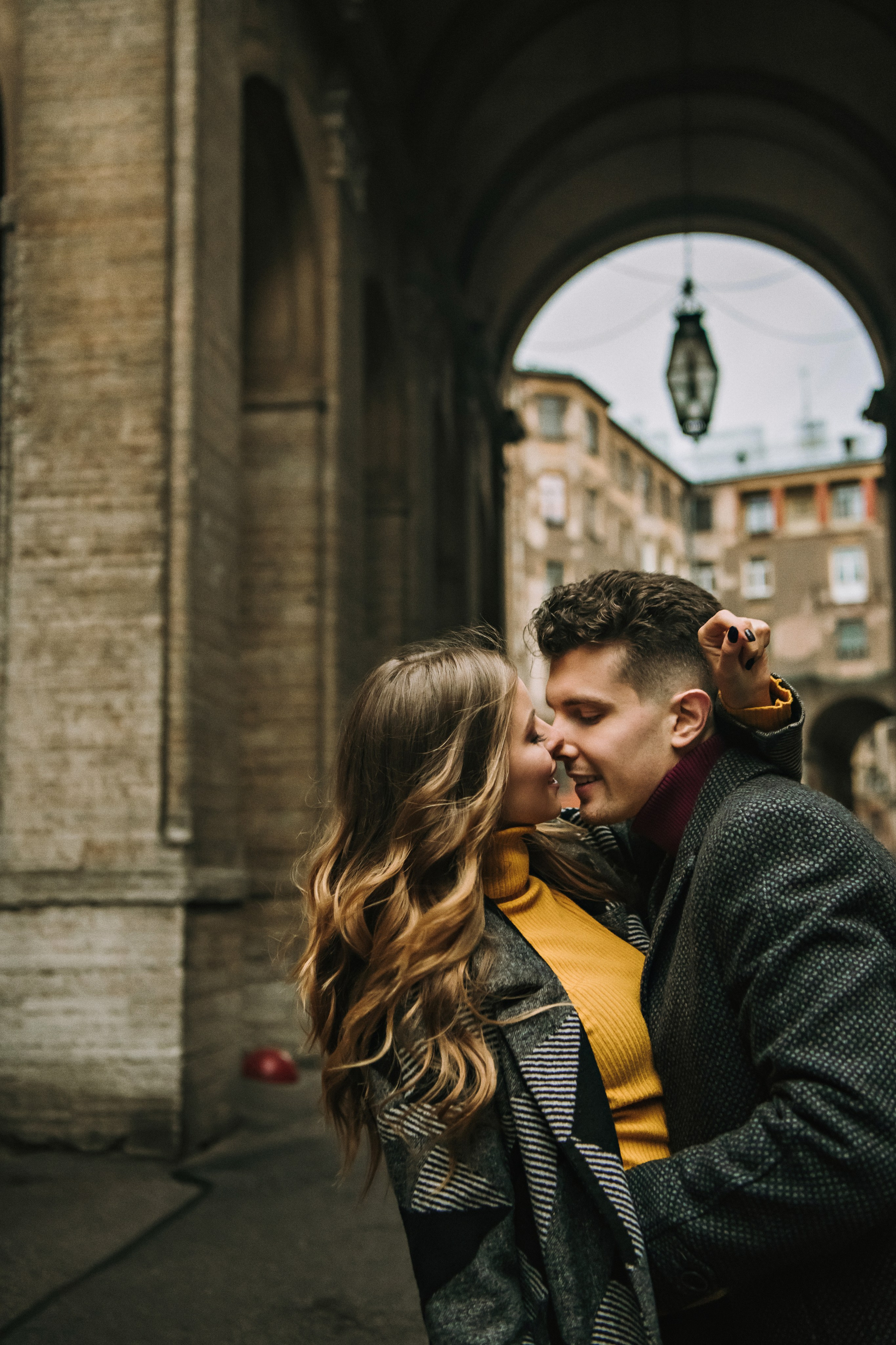 Настя и Игорь. Вечерний центр. Свадебный фотограф в Санкт-Петербурге София Шубик