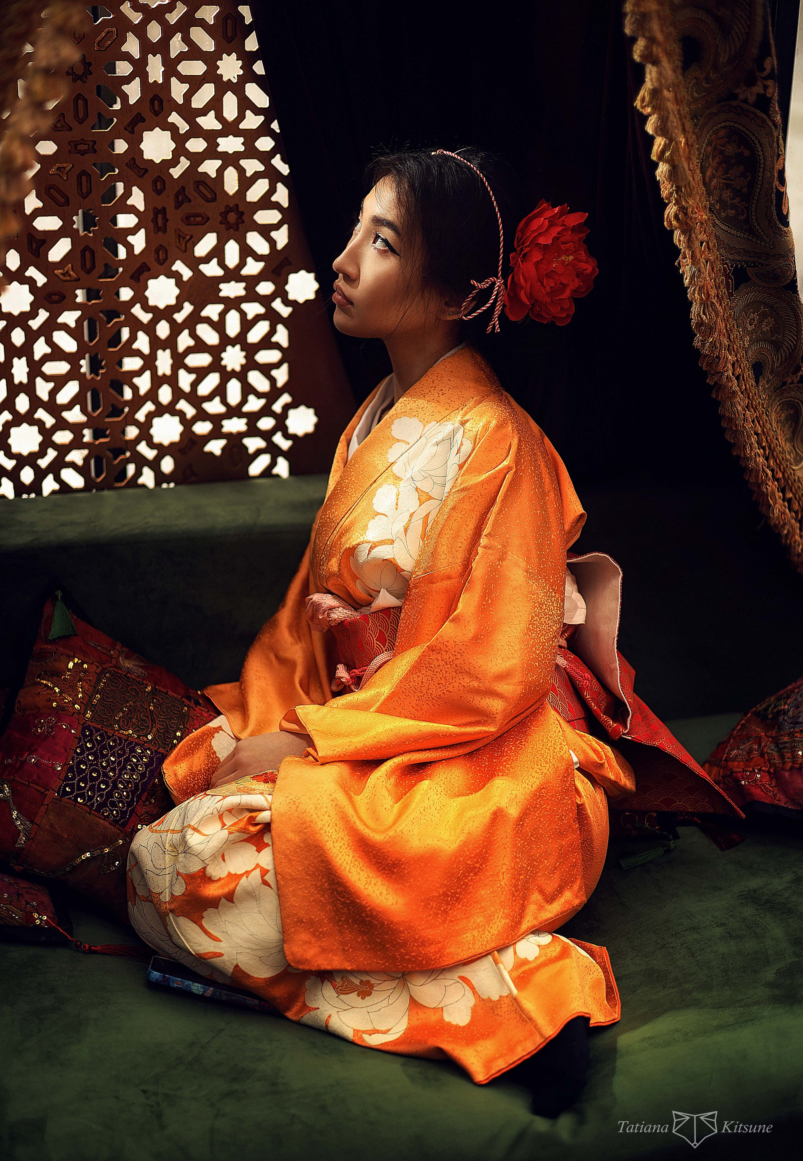 кимоно, винтажное кимоно, японское винтажное кимоно, настоящее японское кимоно, японское кимоно на прокат , фотосессия в кимоно,япония ,японские фото, мемуары гейши , портрет в кимоно фото в кимоно 