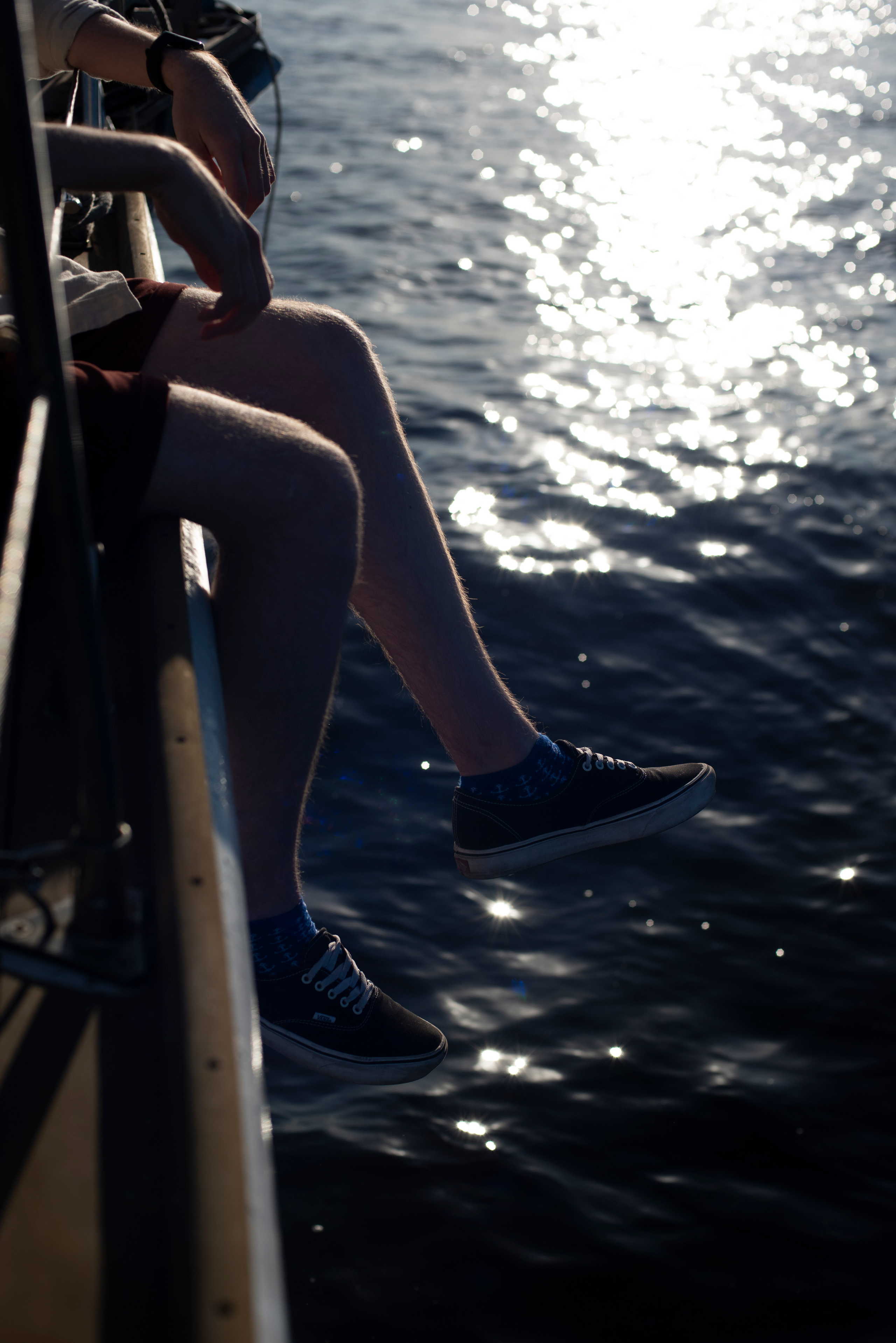 Мужской портрет на яхте. Портретный фотограф Белград Матвей Кармаков