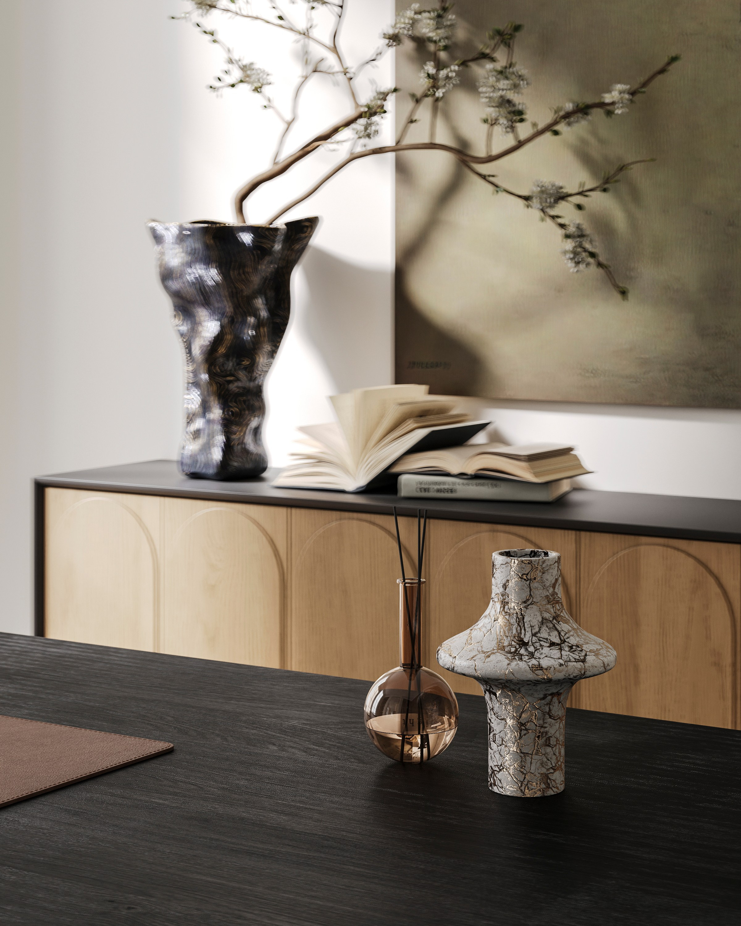 SERENE SPACE | DESIGNER ANNE KIREEVA. Interior Visualization by Valerie Stetyukevich