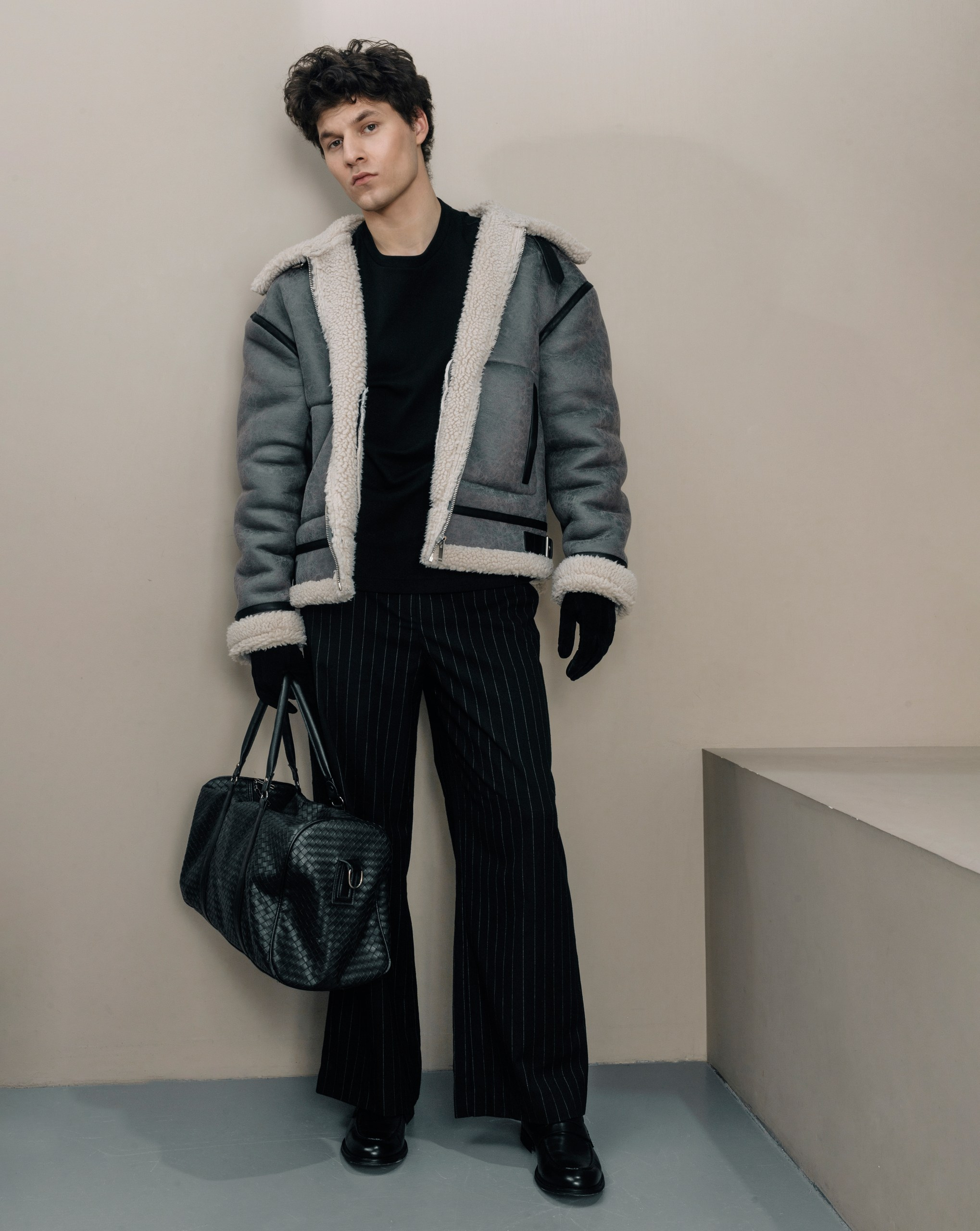 8 образов дублёнка. Лев Лекомцев модель