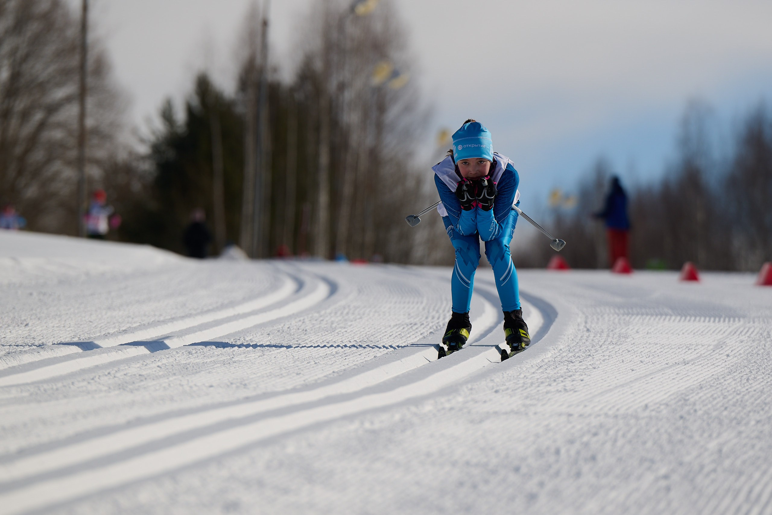 Всероссийские соревнования по лыжным гонкам «Пионерская правда». Ижевс. Спортивный репортажный фотограф в Ижевске Сергей Мерзляков