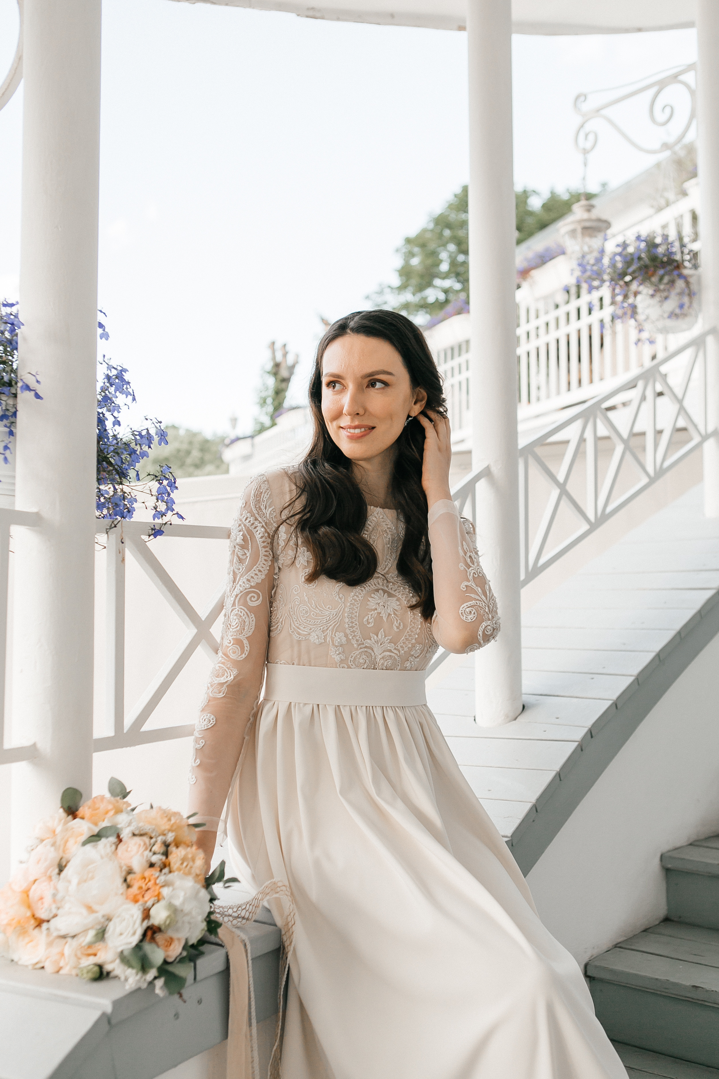 Свадебная фотосессия на ВДНХ. Свадебный фотограф в Москве Дарья Олендарёва