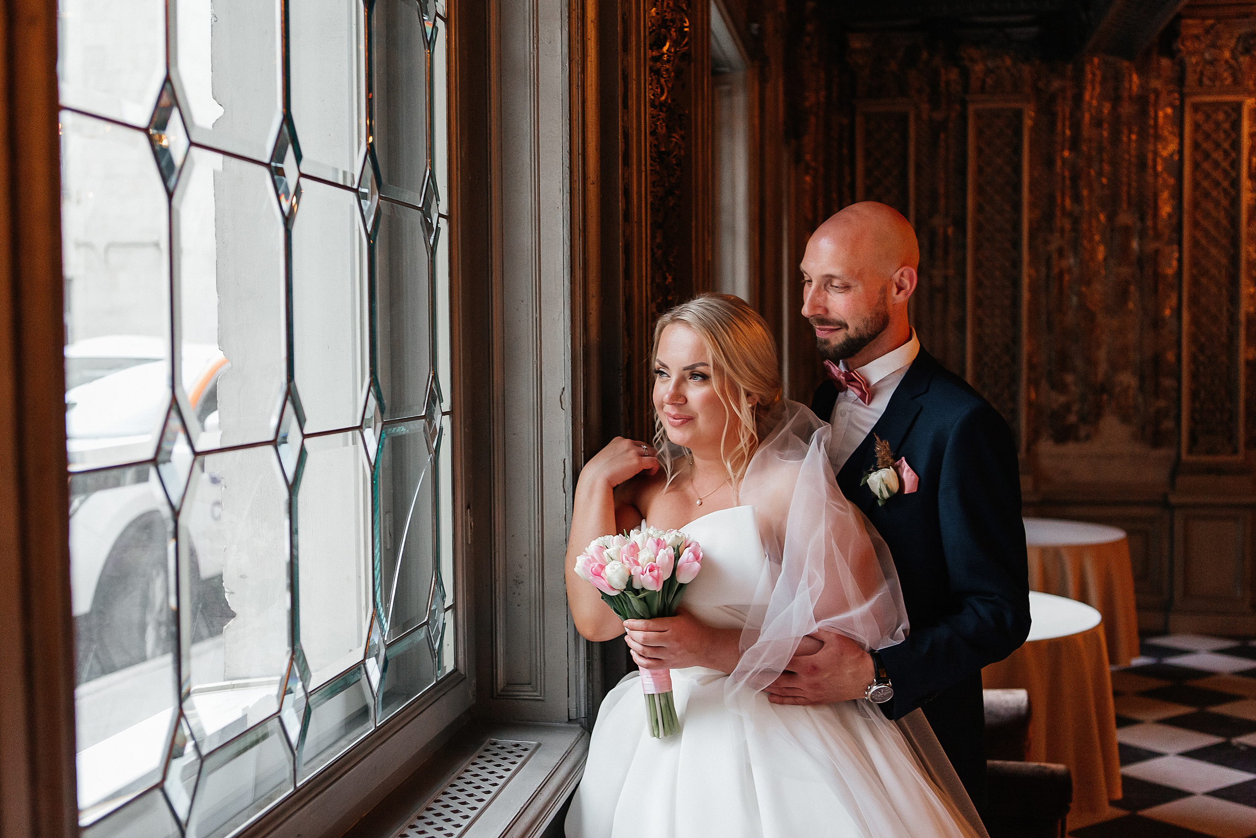 Свадебная фотосессия в ресторане Турандот